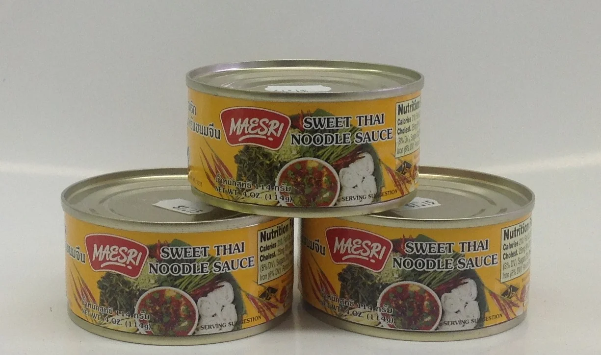 Sweet Thai Noodle Sauce (Namprig Curry)Mae SriCR17502 48x4 oz