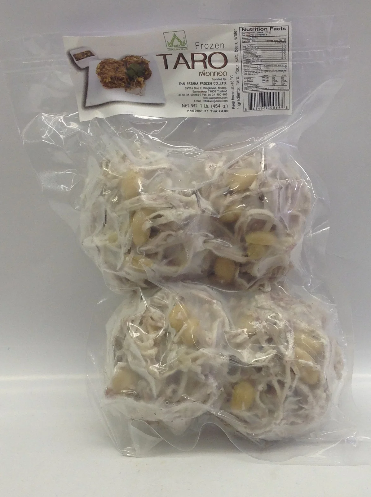 Frozen Taro w/ Peanut, FriedWangdermFZD6228 20x16 oz