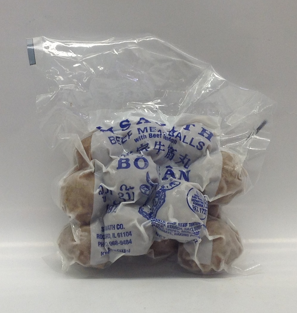 Frozen Beef Ball w/ TendonSisavathFZM1229 30 bags x 10 oz