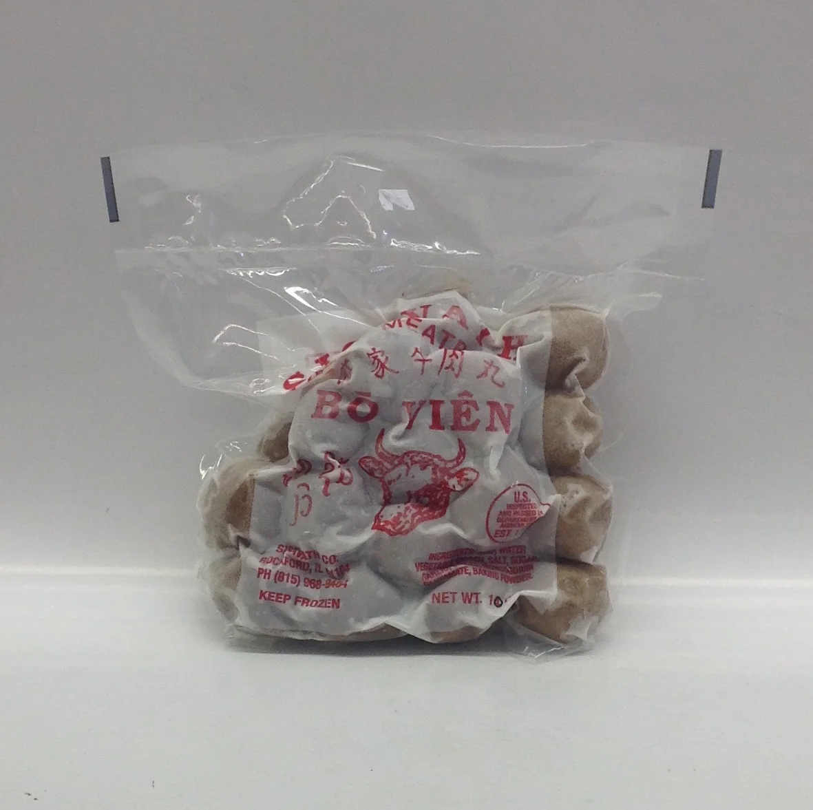 Frozen Beef BallSisavathFZM1226 30 bags x 10 oz