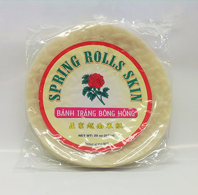 Spring Rolls Skin, 25 cmRoseRP16301 40 bags x 20 oz