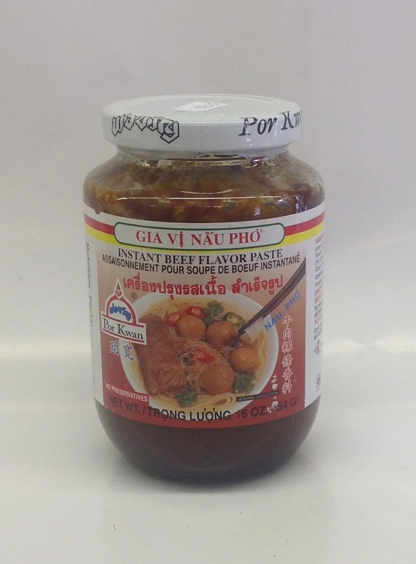 Instant Beef Flavor PastePor KwanSEI1328 24x16 oz