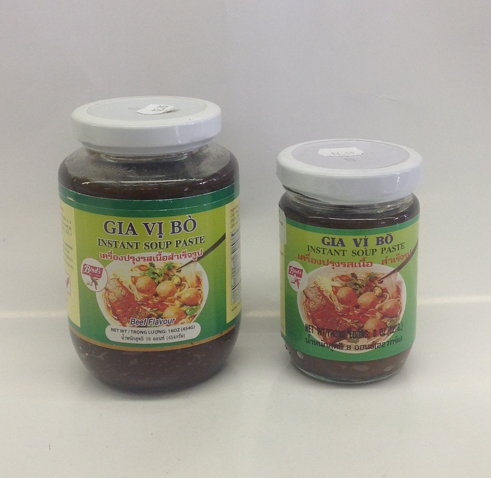 Instant Soup Paste, BeefBird'sSEI1326 24x8 ozSEI1327 24x16 oz