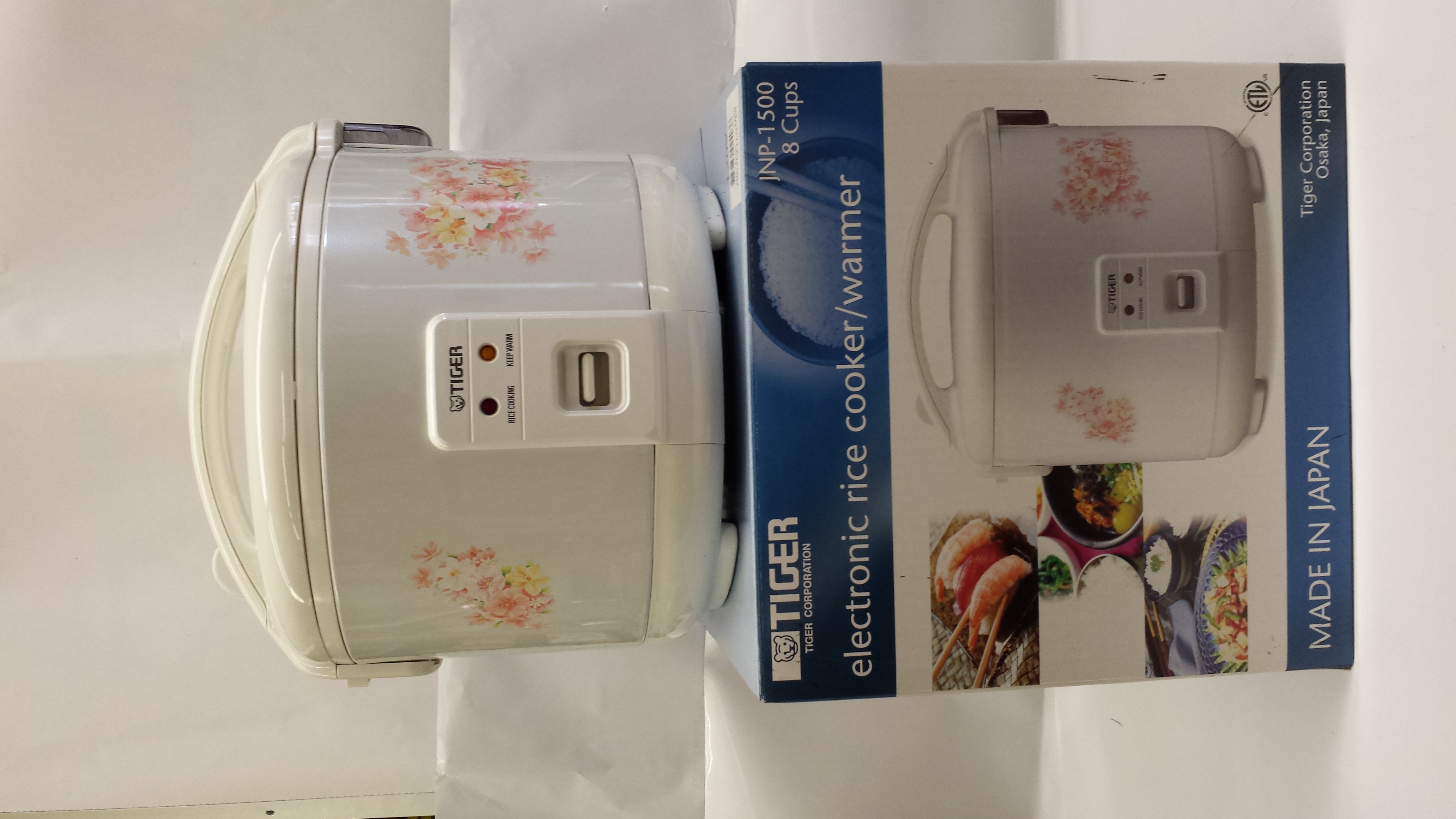 Rice CookerTigerRC28010 4x3 cupsRC28012 4x4 cupsRC28014 4x5.5 cupsRC28016 4x8 cupsRC28019 4x10 cupsRC28021 2x15 cupsRC28023 20 cups