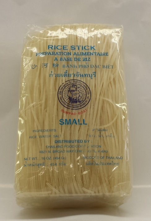 Rice StickSumpao BoatRS11200 30x16 oz (Small)RS11202 30x16 oz (Med.)RS11204 30x16 oz (Large)RS11205 30x16 oz X-Large