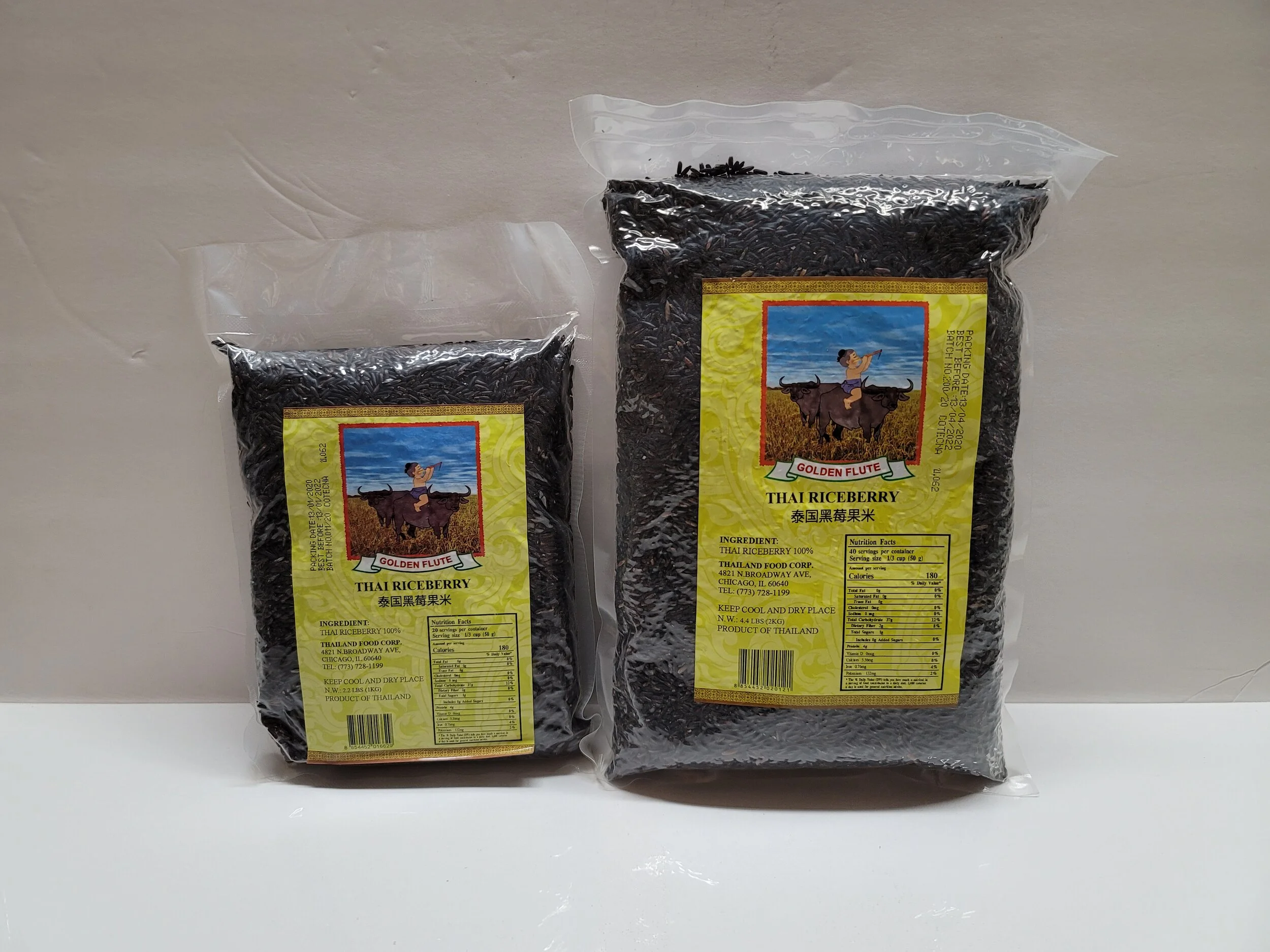 Thai Berry RiceGolden FluteJR11667  20 x 2.5 lbsJR11665  10 x 4.4 lbs