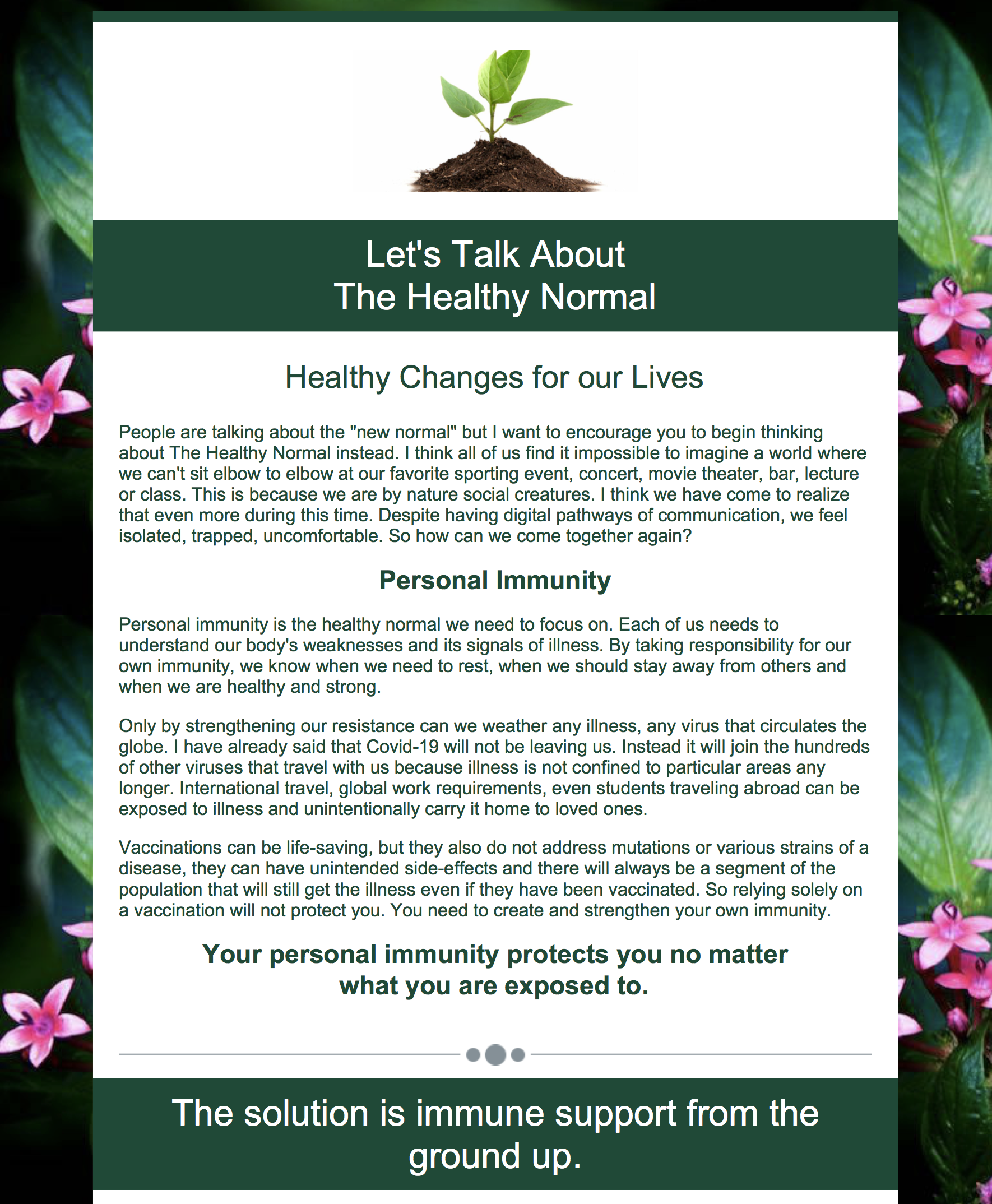 The Healthy Normal May 2020