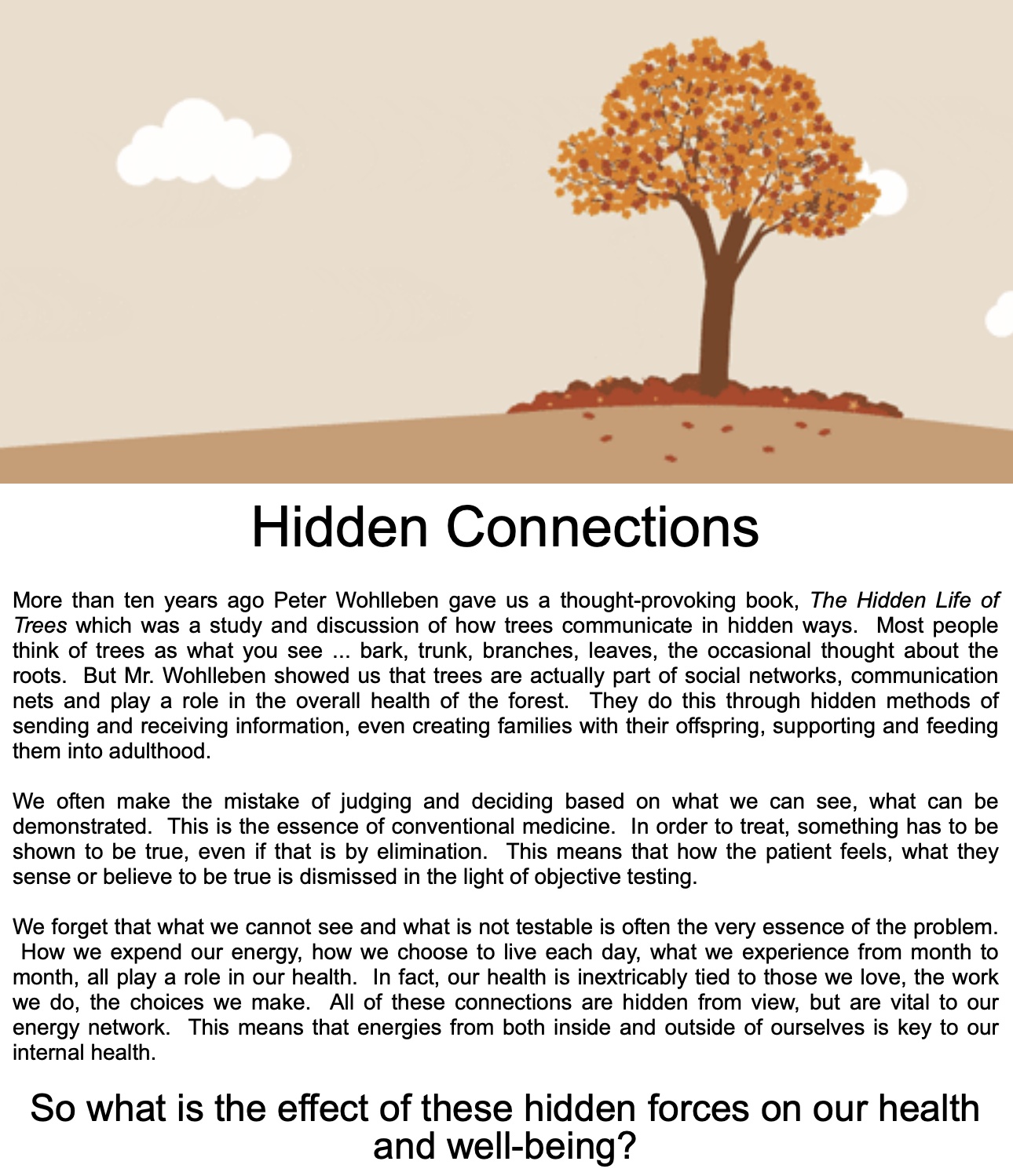 Hidden Body Connections Nov 25