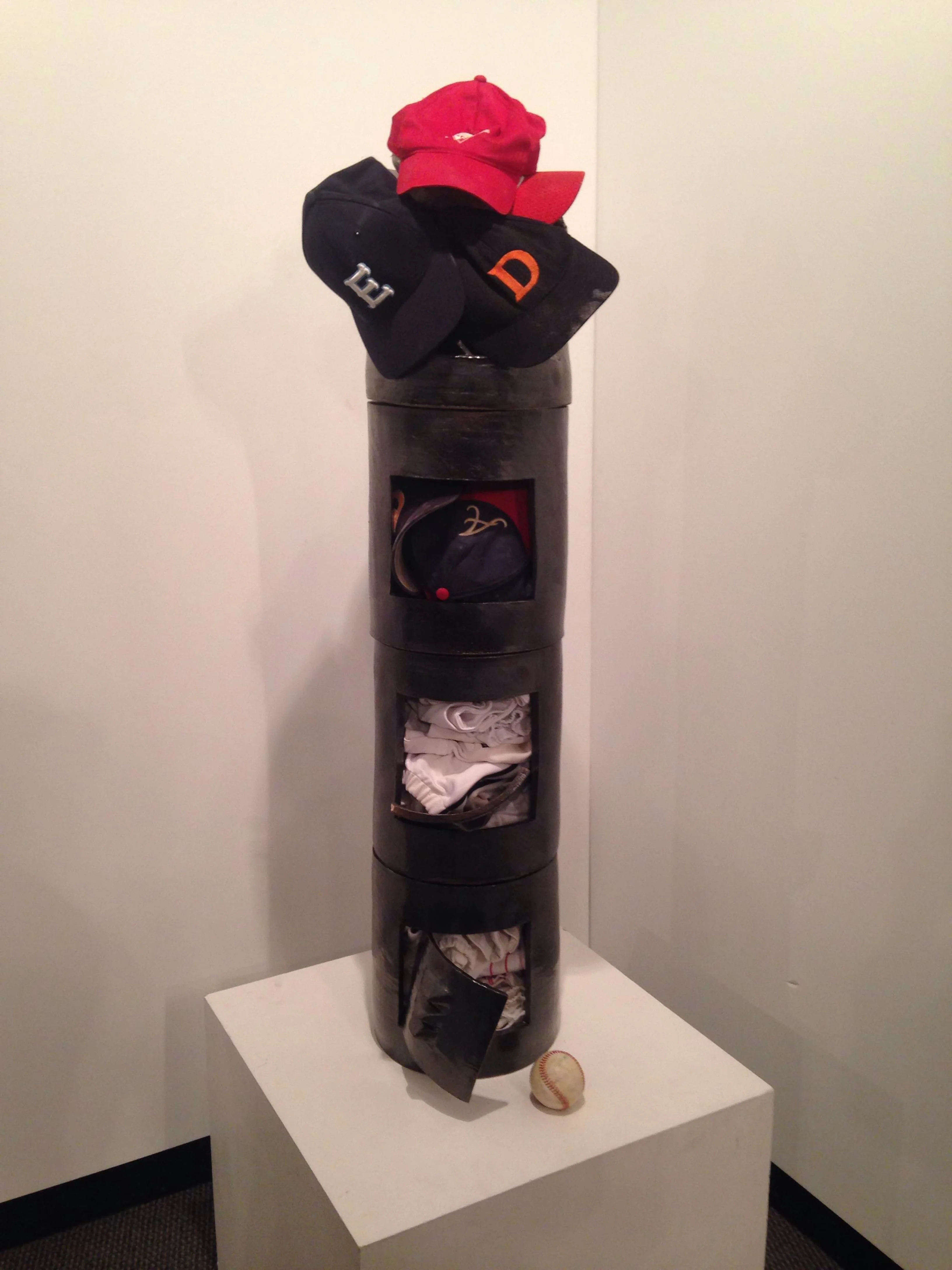   Lockers   2014  Stoneware  15" x 12" x 4'&nbsp; 