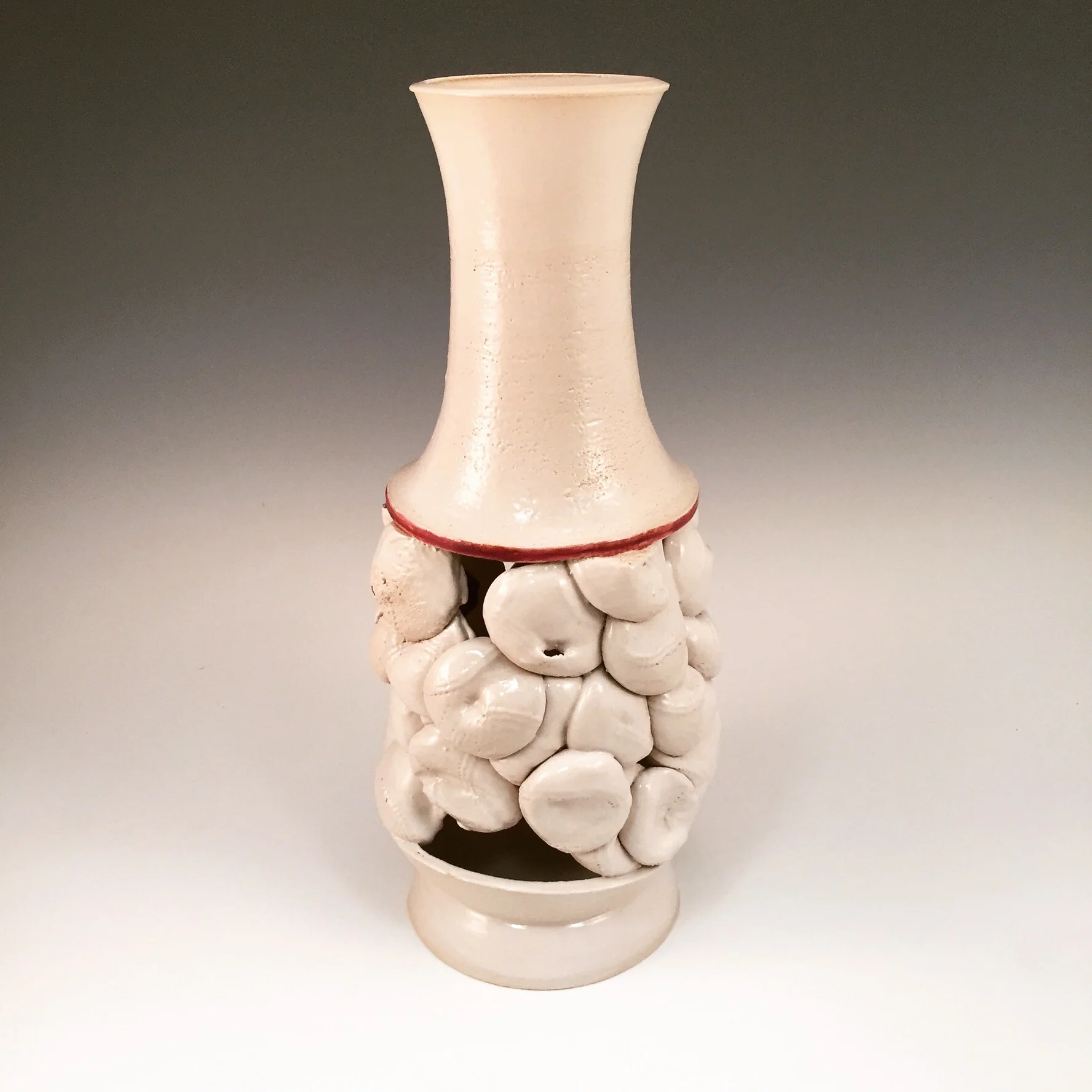   Vaseball   2015  Stoneware  9" x 9" 18"&nbsp; 