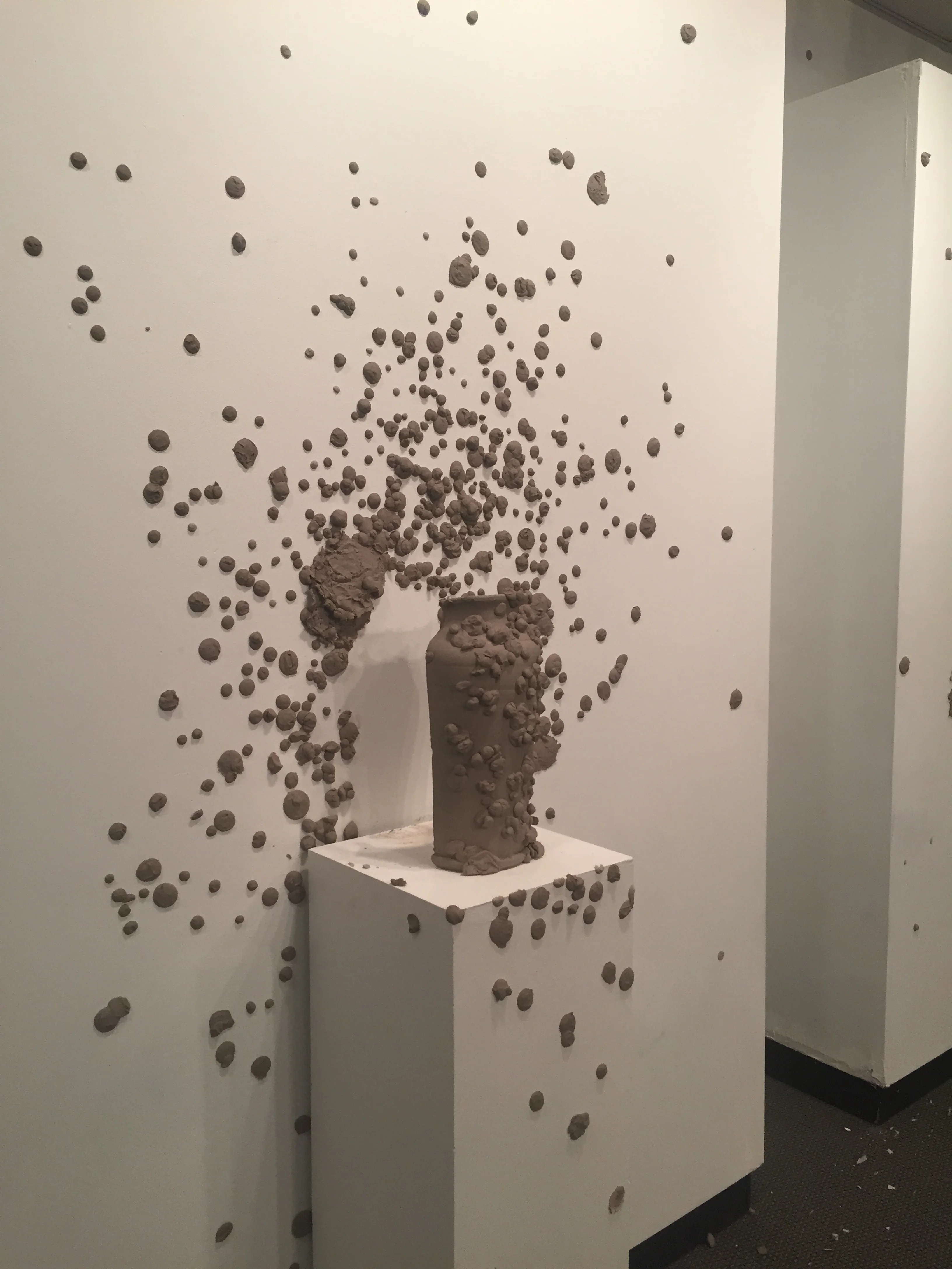   Actions Speak   Clay  March 2 2015  Gallery 215 DeKalb, IL 