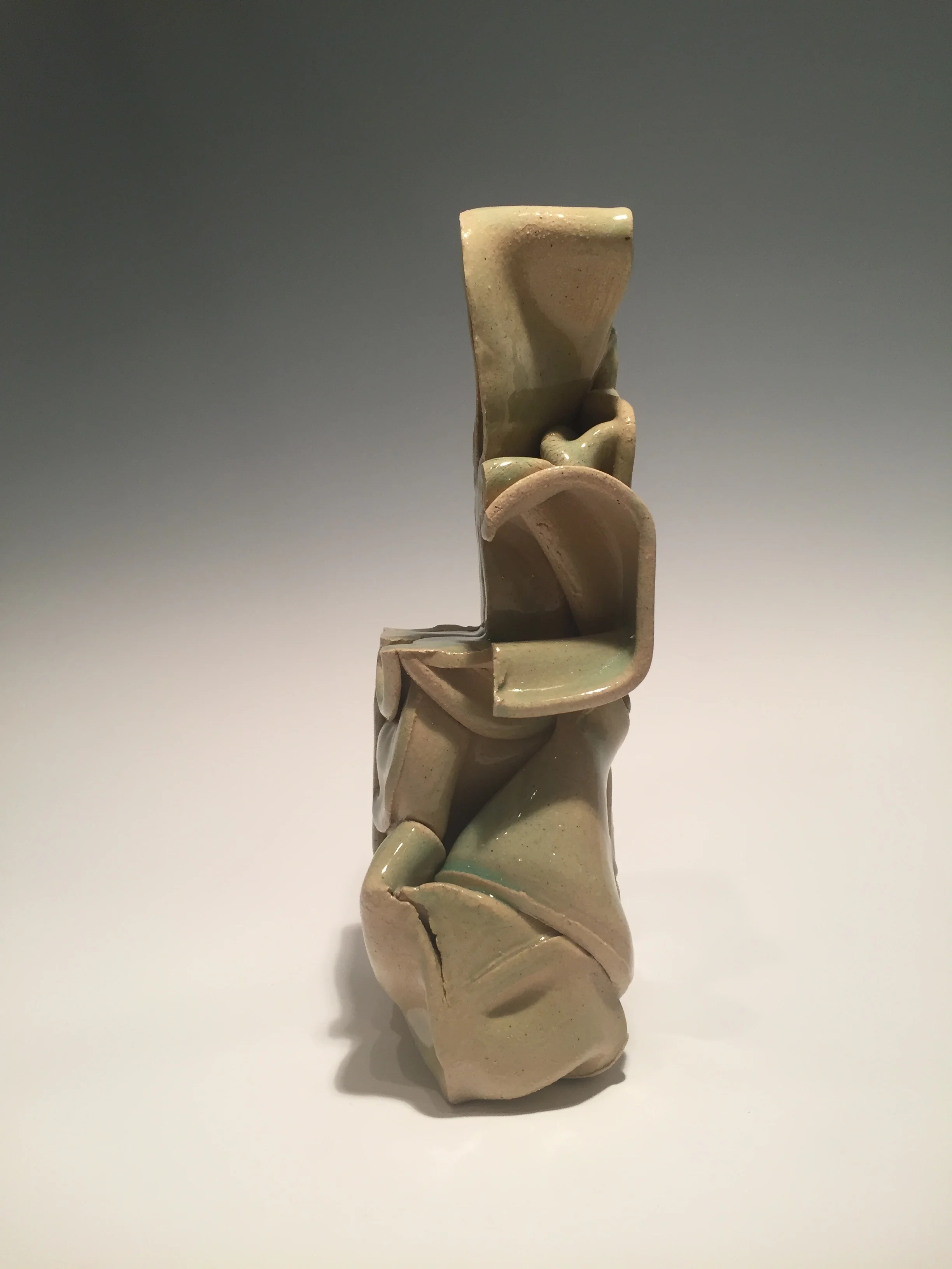   High Post Cut    Stoneware    2015    13 x 5 x 4"  