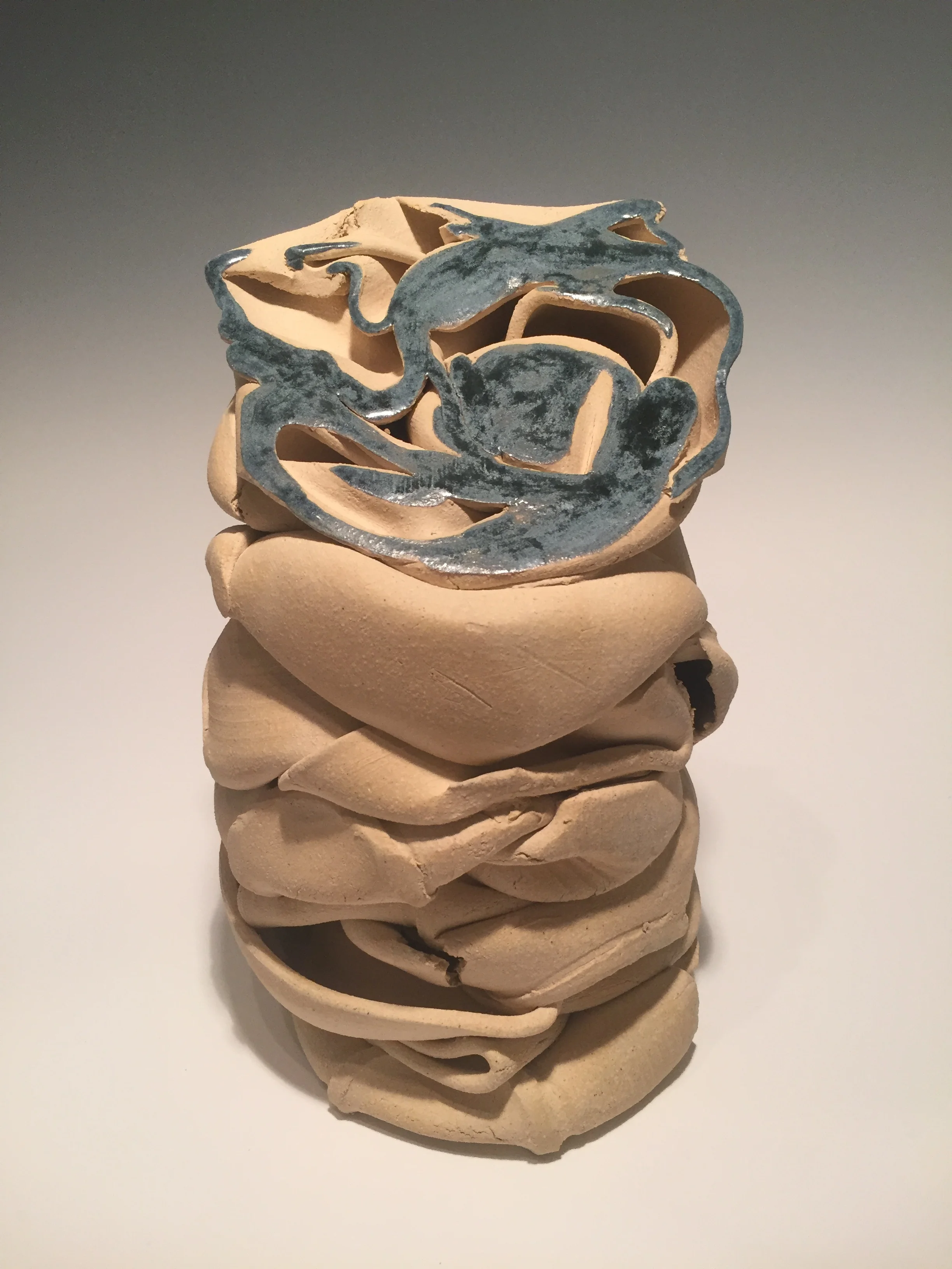   Dive   Stoneware  2015  7 x 7 x 11 1/2" 