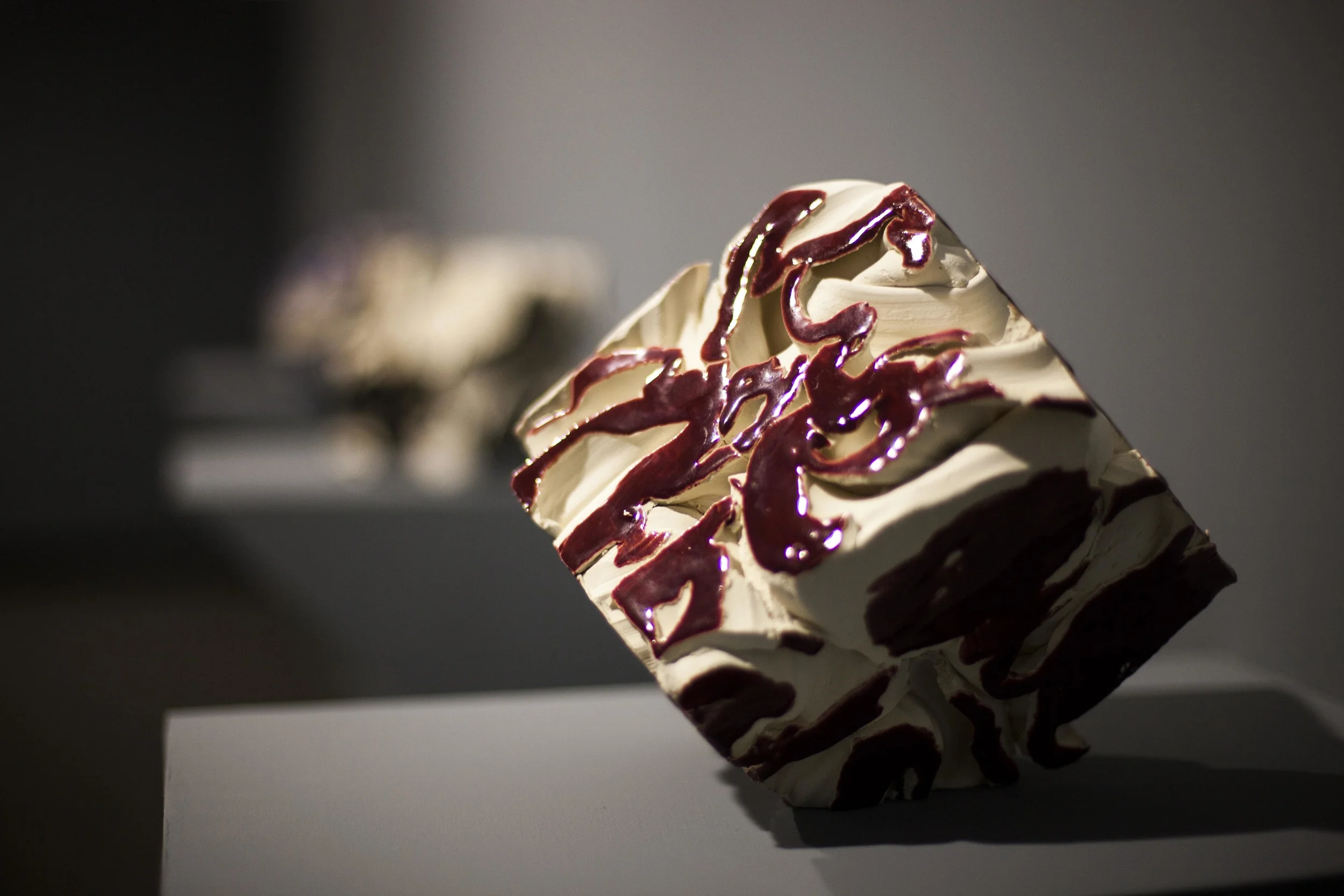Pivot Foot 2016 Porcelain 9 x 9 x 7 1/2" 