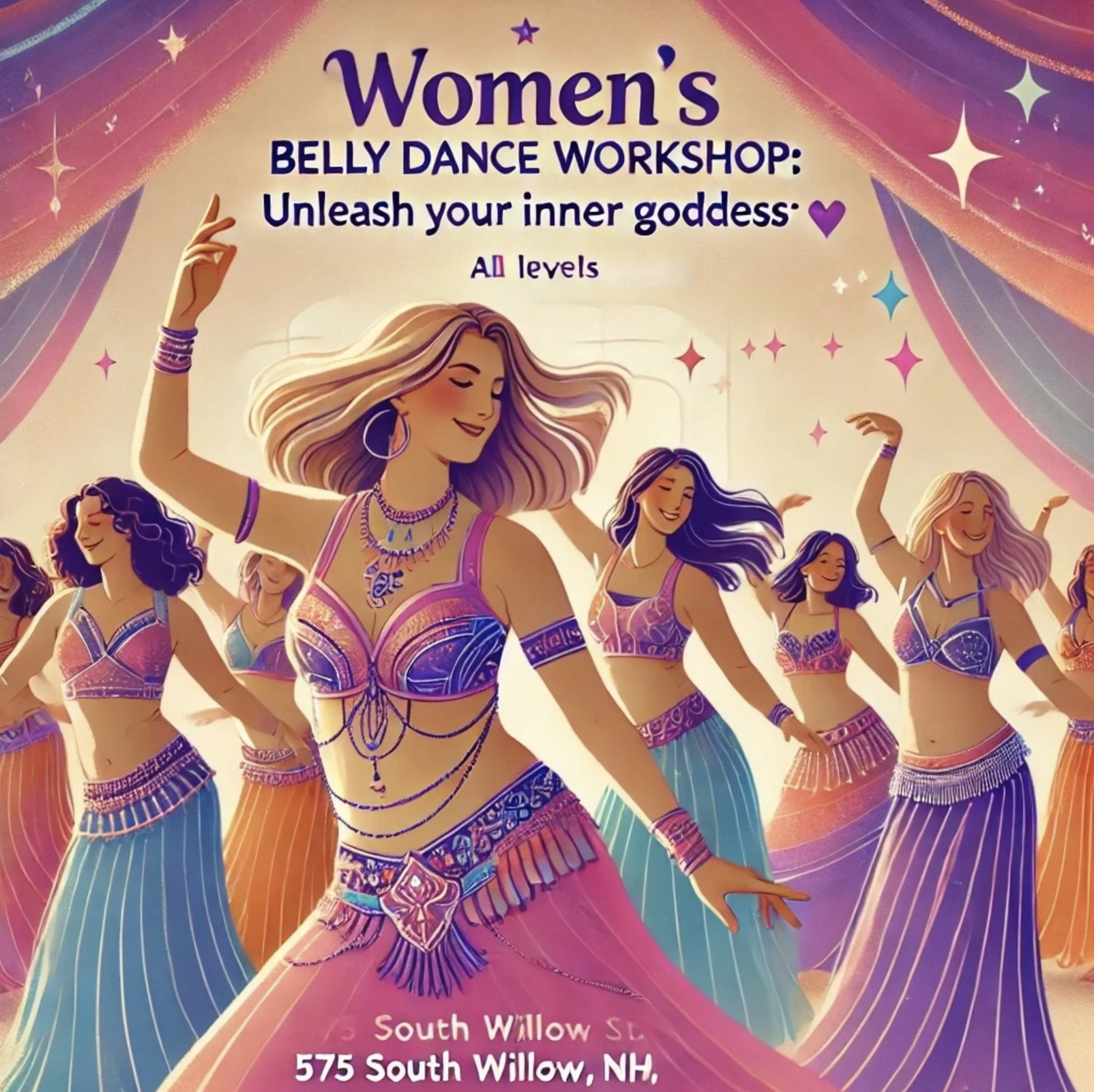 🌟 Women's Belly Dance Workshop: Unleash Your Inner Goddess🌟