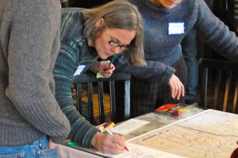 Highlighting conservation priorities within The Staying Connected Initiative "Adirondacks to Greens Linkage Area". 
