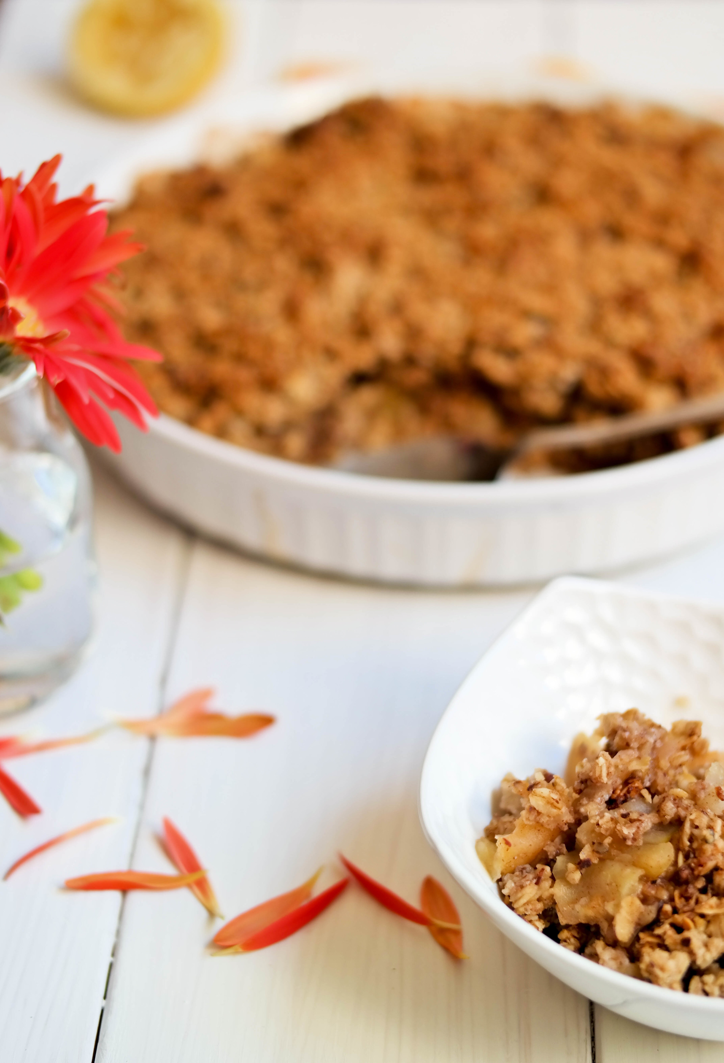 Fall Apple and Ginger Crisp