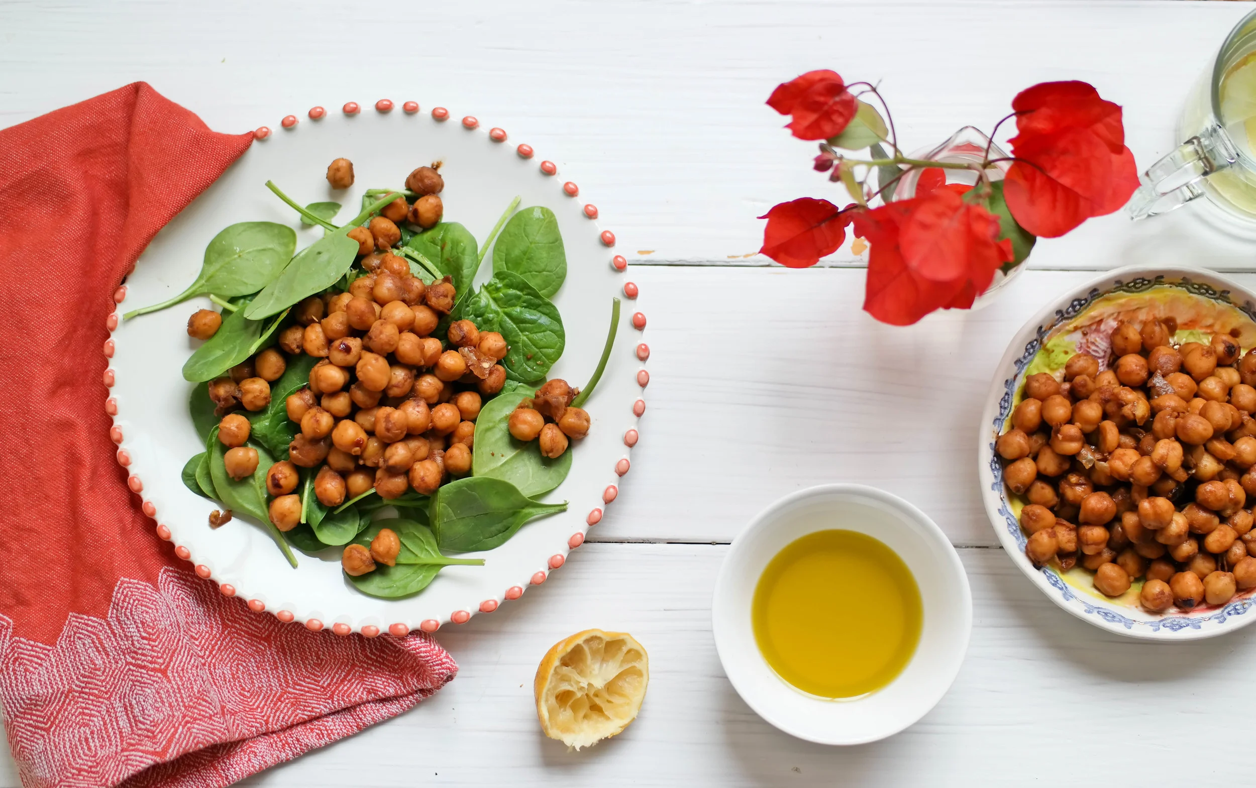 Chili Infused Chickpea Salad
