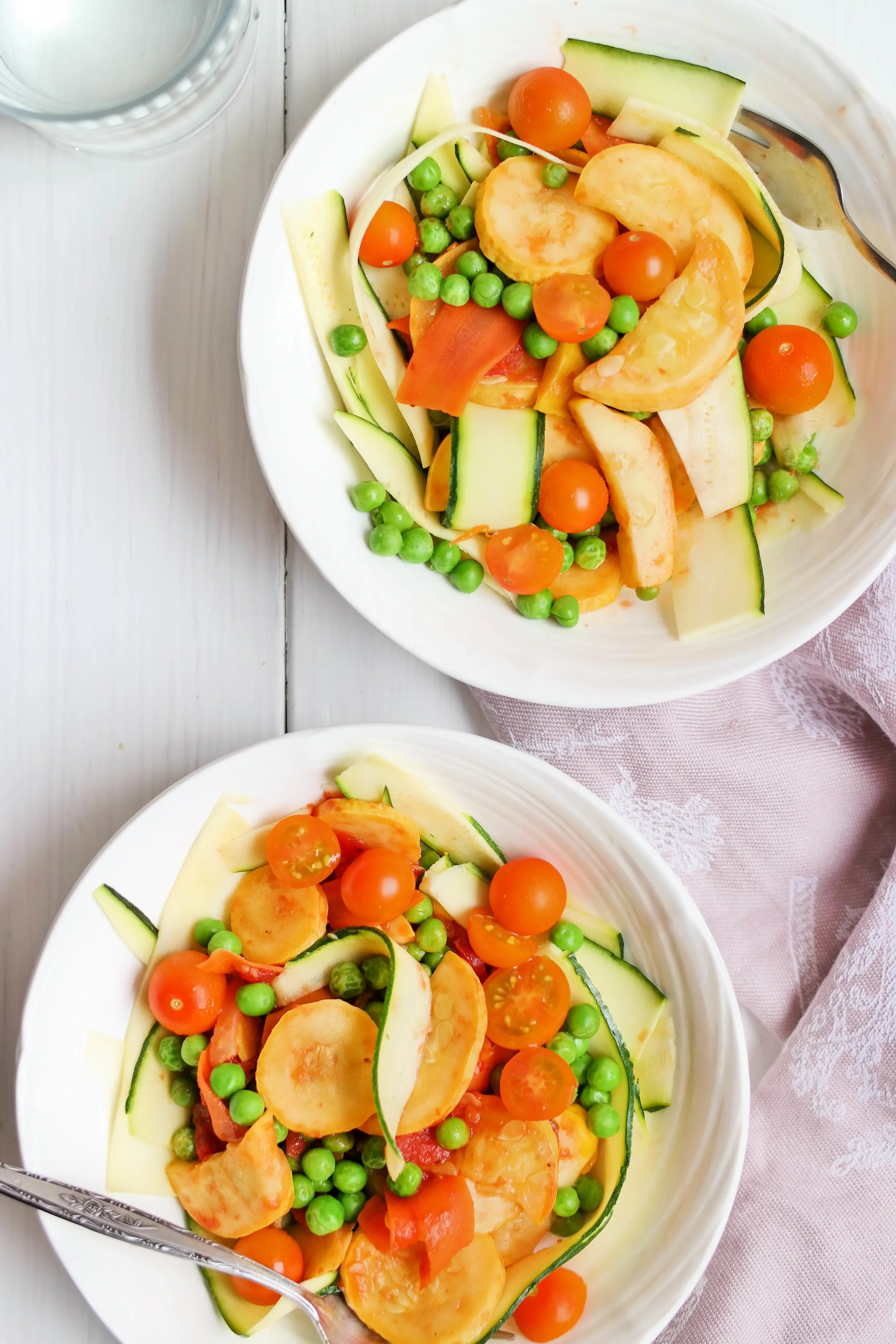 Zucchini Pasta with Summer Veggies