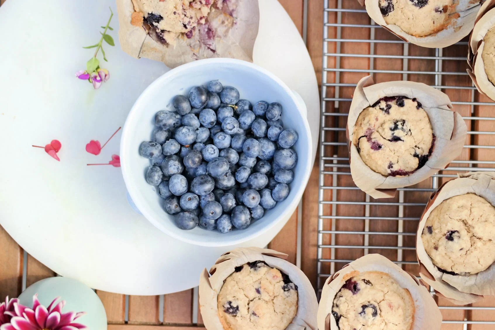 Blueberry Coconut Muffins