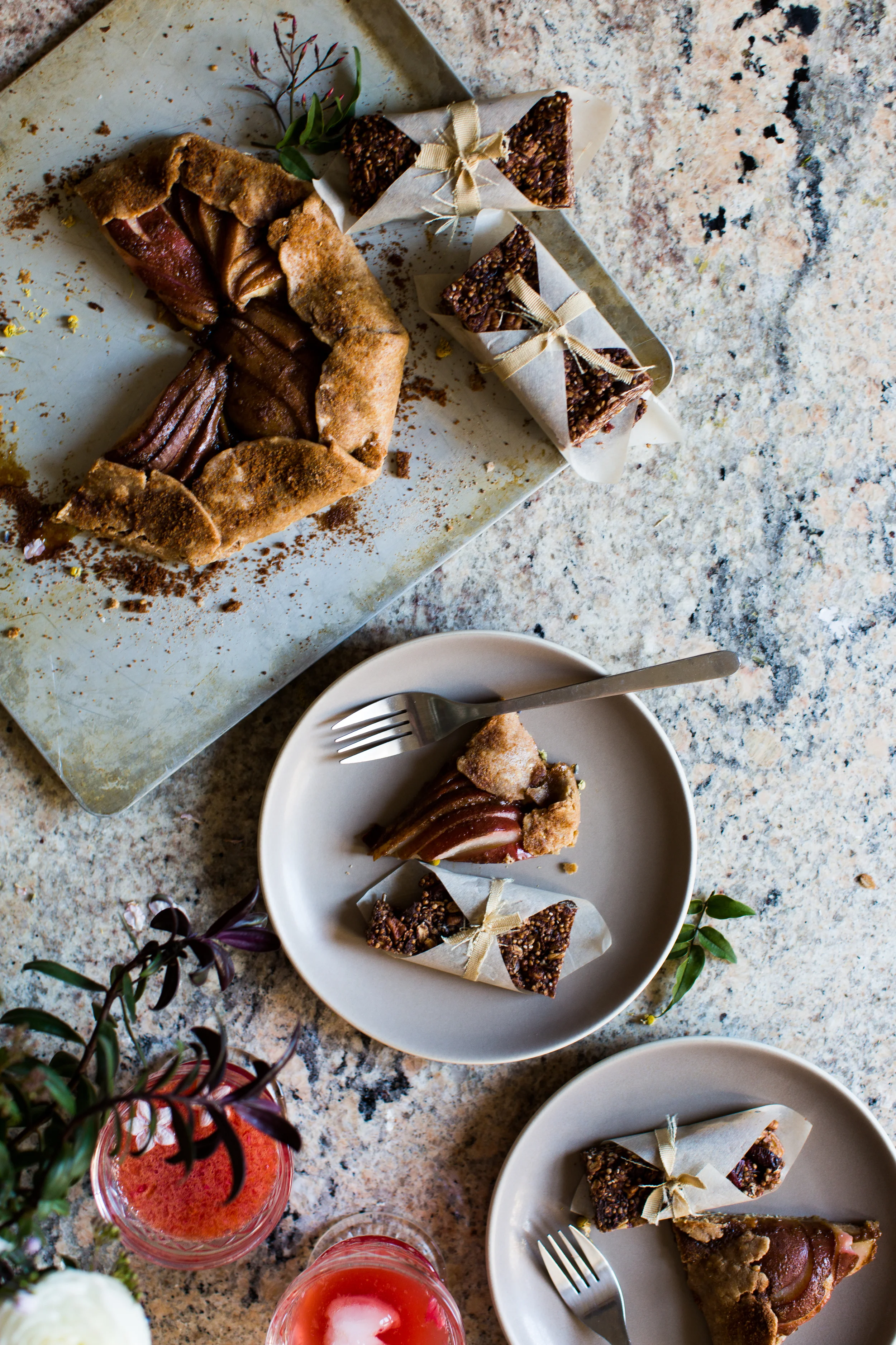 Sweet Pear Galette & a Brunch