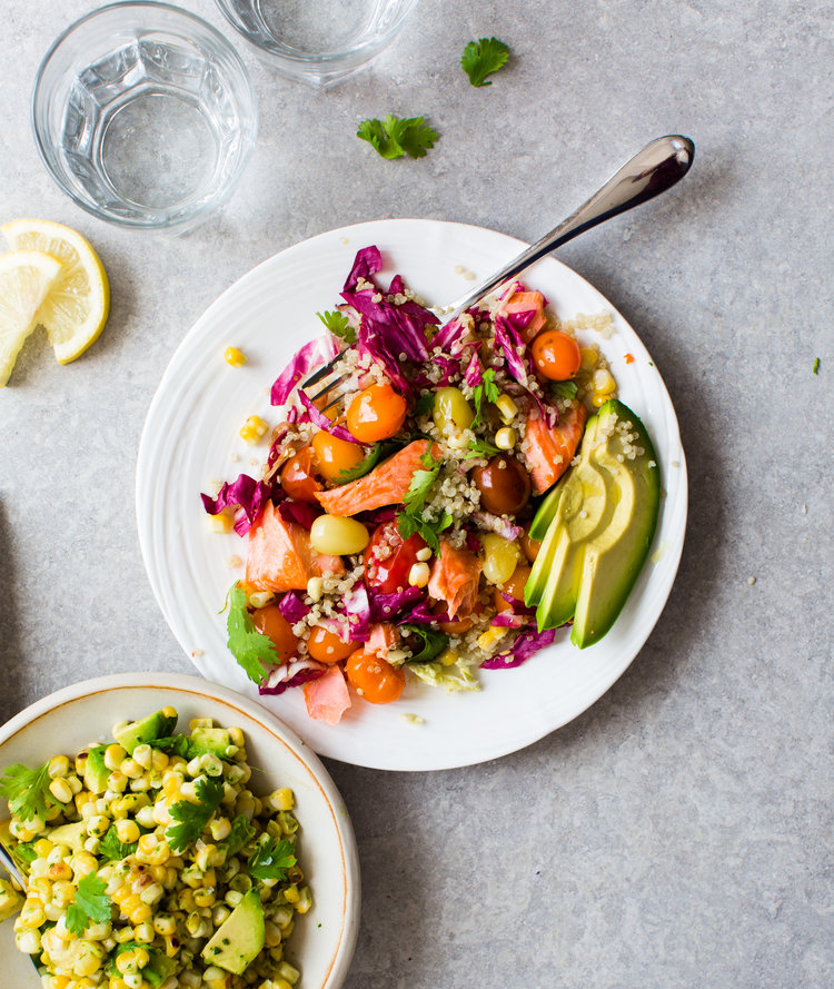 2-Avocado-Cilantro-Dressing-with-Grilled-Corn-and-salmon+|+www.8thandlake.com.jpeg
