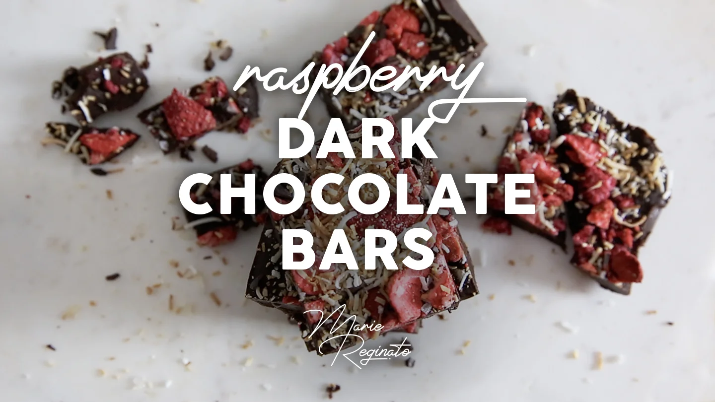 Raspberry Dark Chocolate Chunk Bars