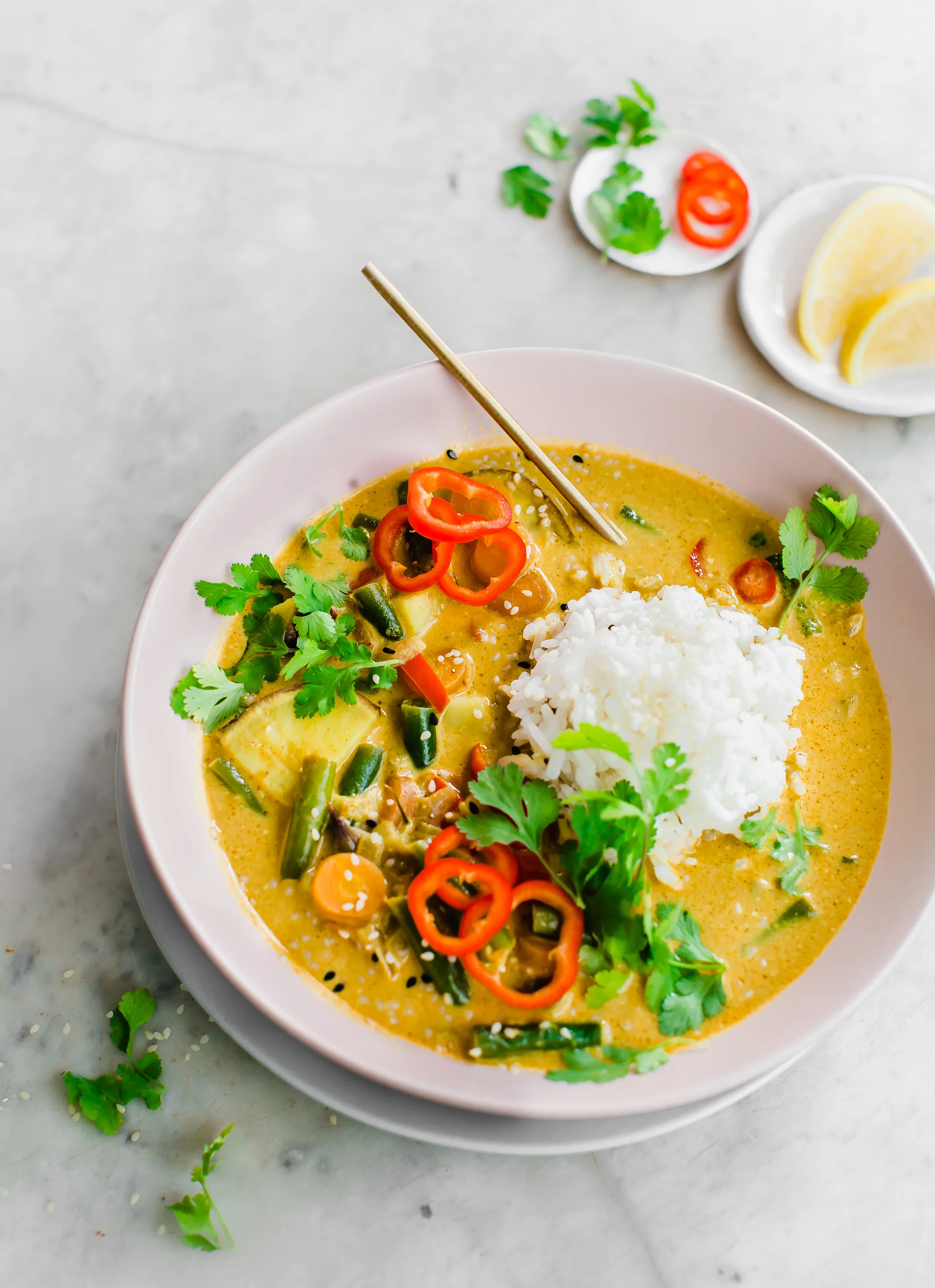 Sweet Pepper Yellow Curry 
