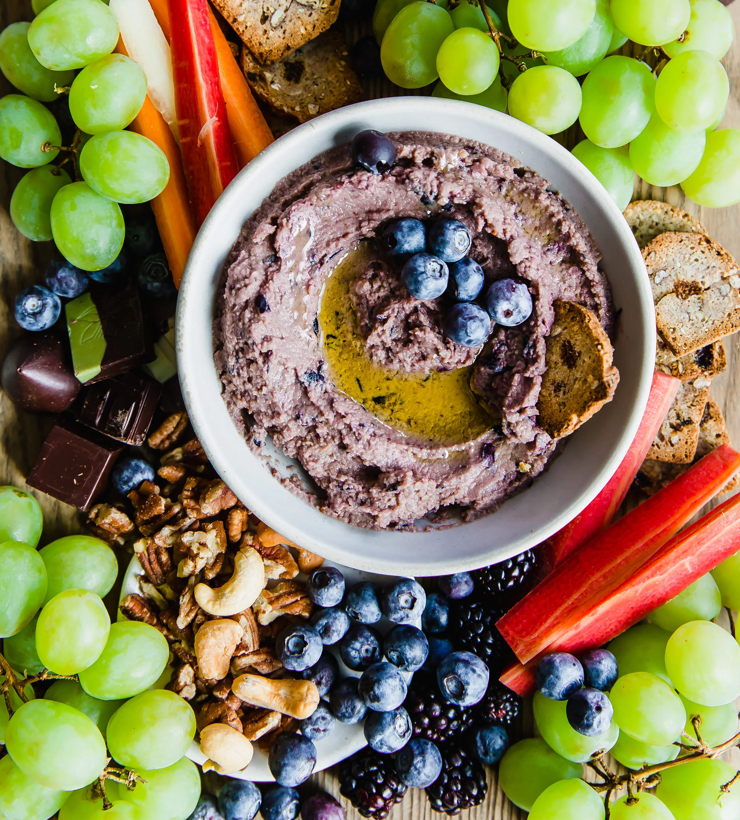 Blueberry Hummus 