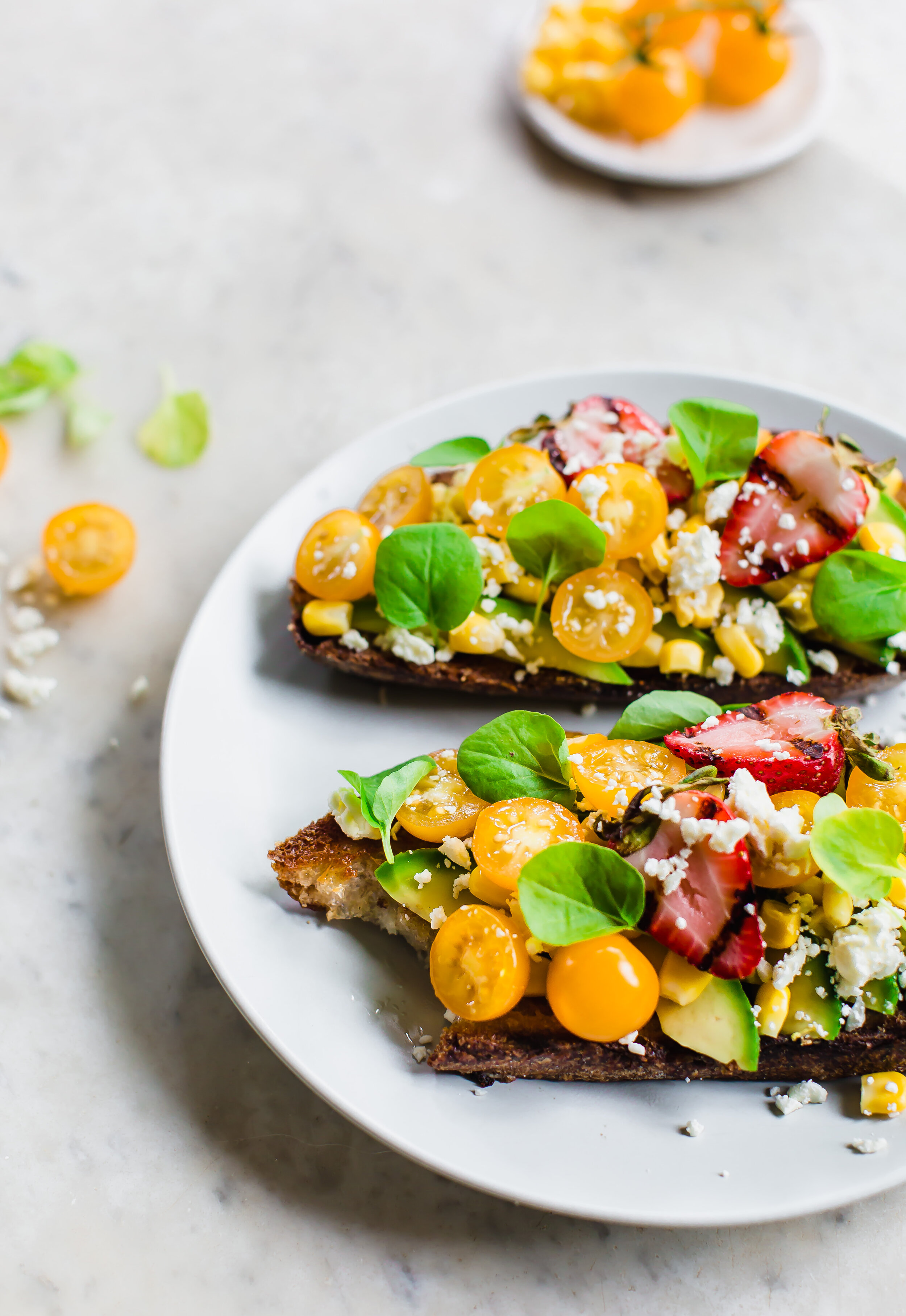 Shallot Confit Toast with Avocado, Lettuce, and Tomato — Bread Bake Beyond