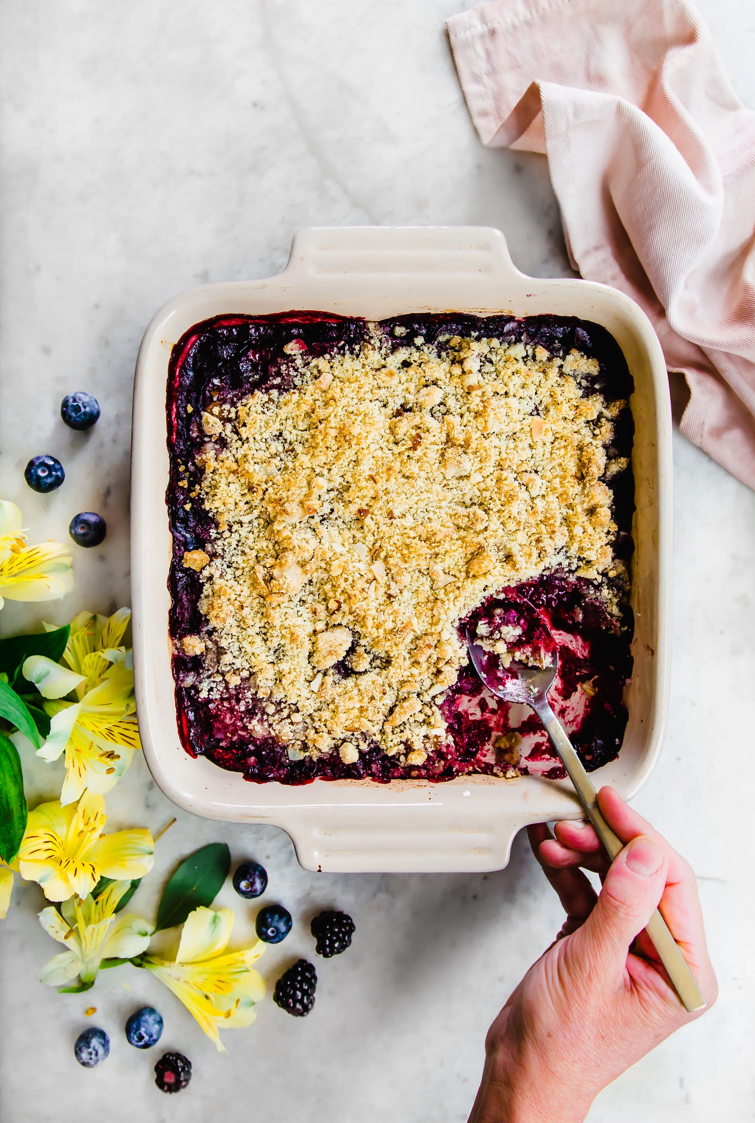 Grain-Free Triple Berry Crisp