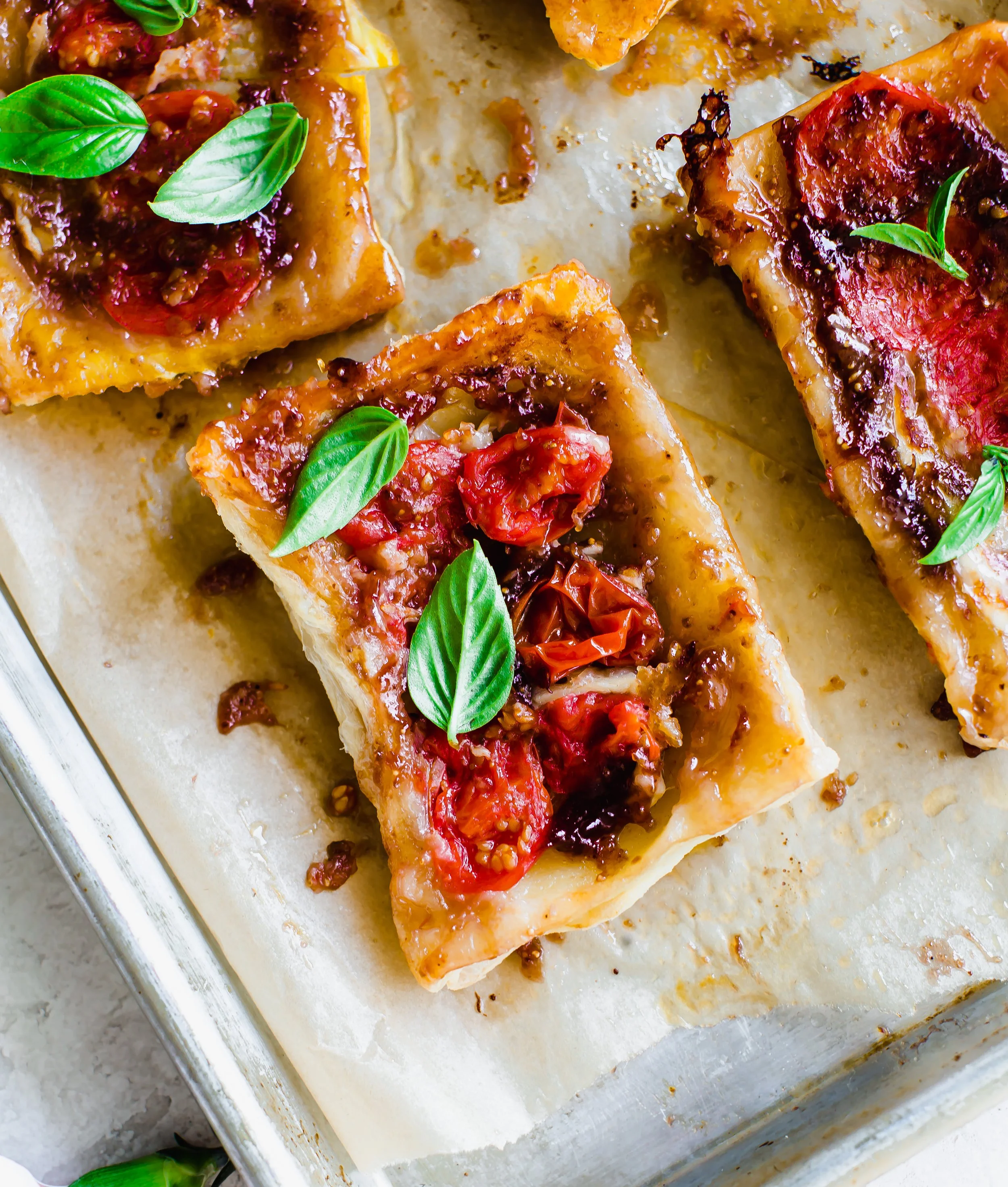 Tomato and Fig Jam Upside Down Tarts