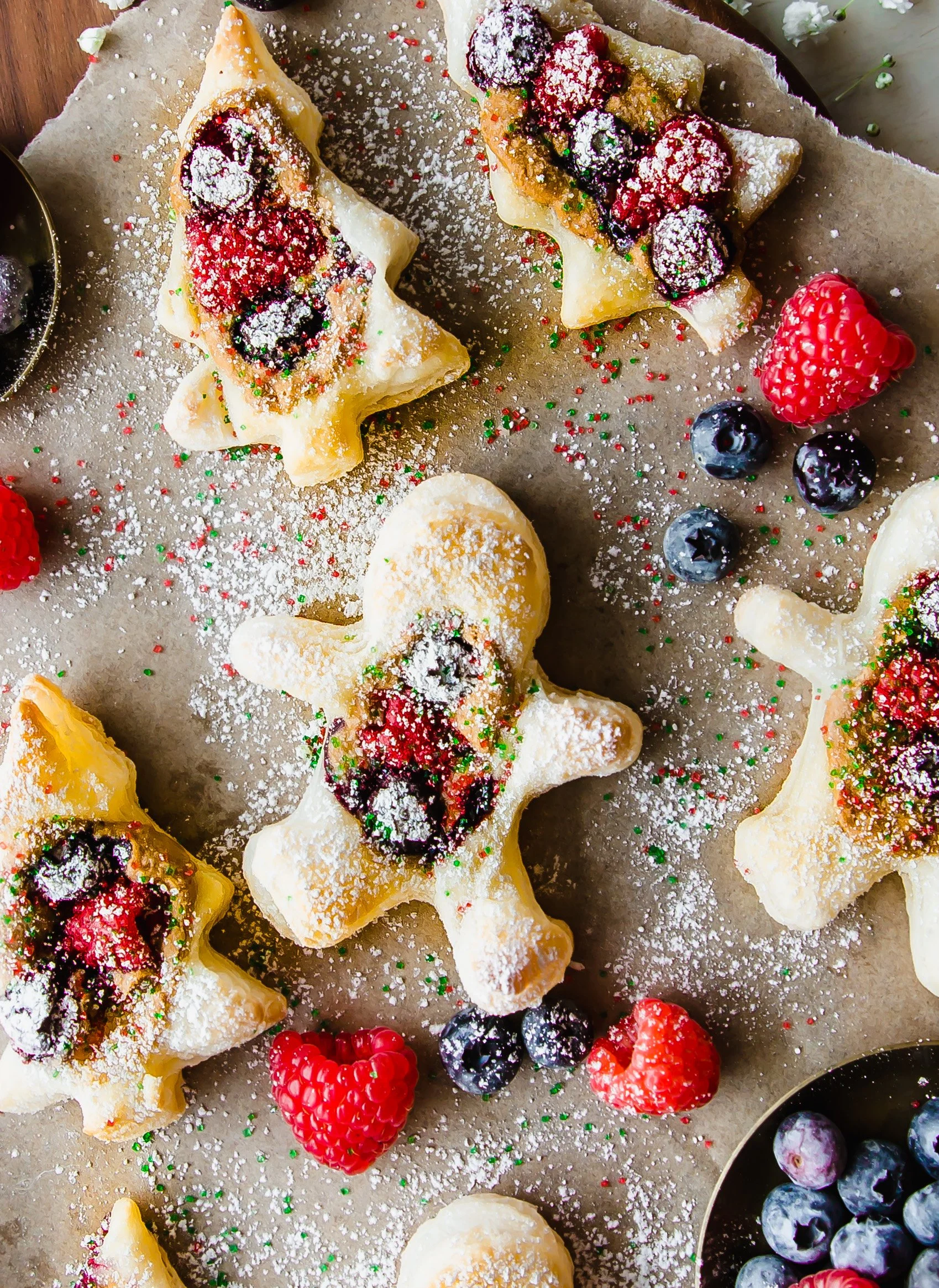 Puff Pastry Biscoff Berry Cookies