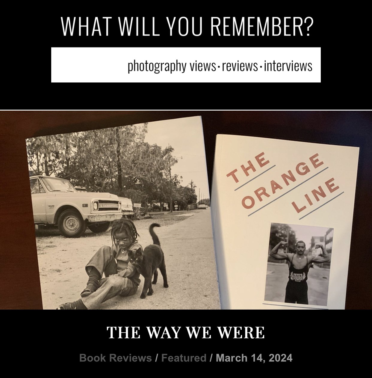 Book Review - The Orange Line - by What Will You Remember