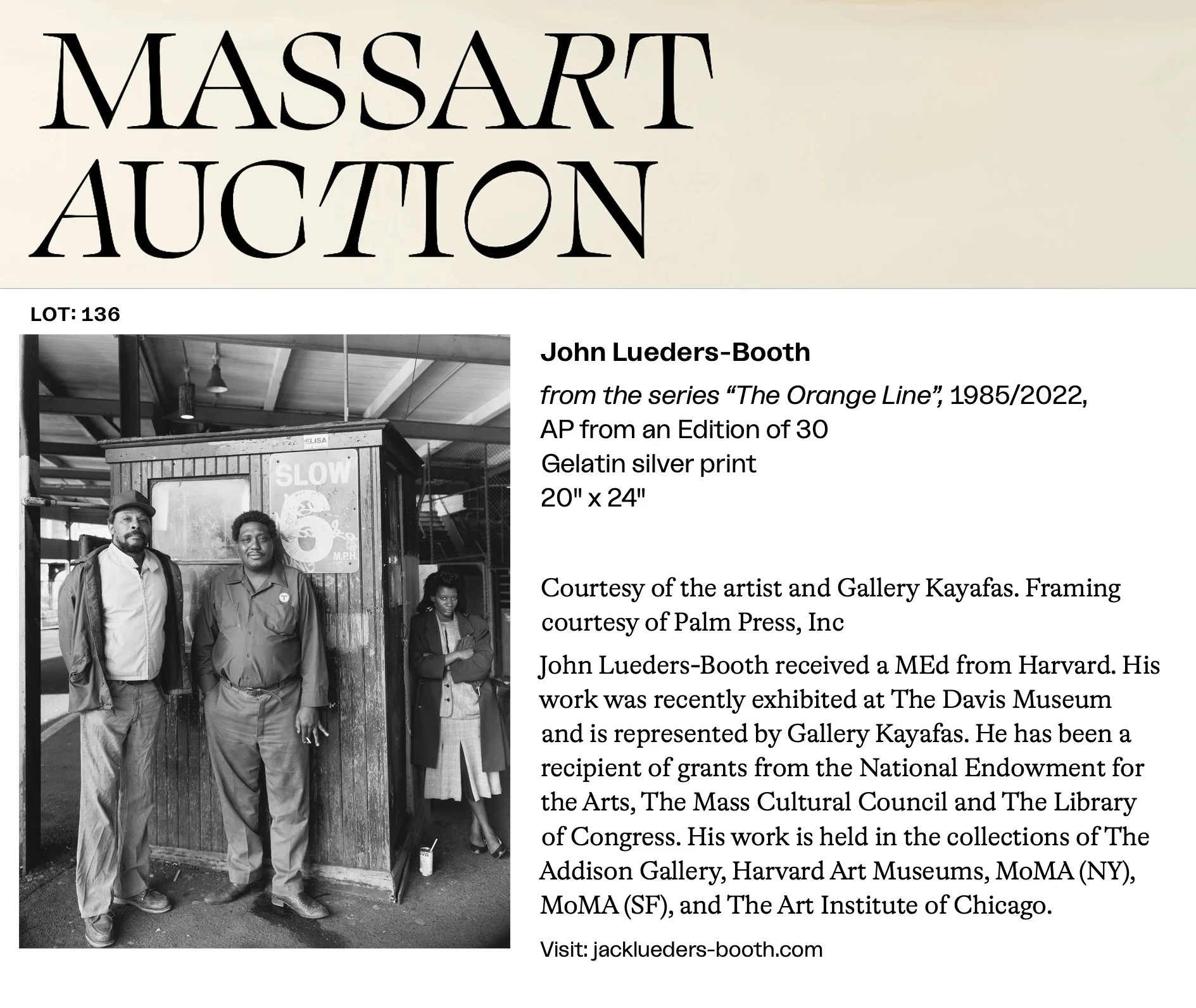 MassArt's 35th Auction - 2024
