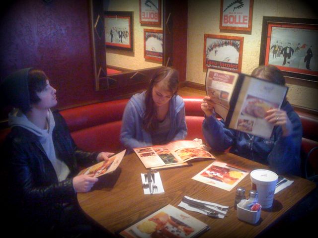 Out to breakfast at Mimi's