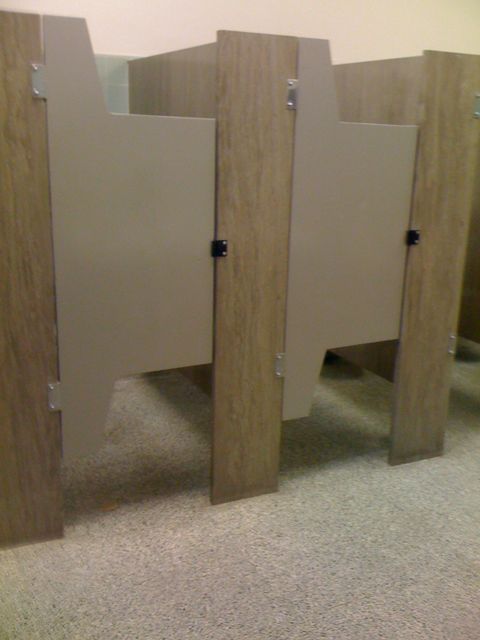 I give a talk at the University of Utah. Rich Reagan wanted me to see the men's bathroom because of the "low privacy" bathrooms - he was right!