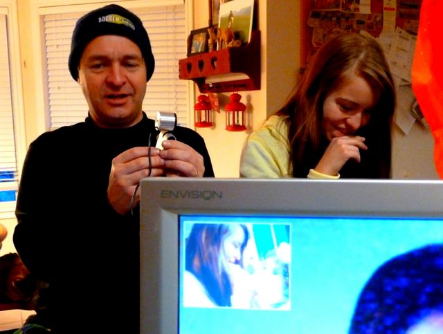 Jon was controlling the webcam for the live event!