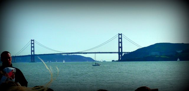 View across the bay to San Francisco from Tiburon