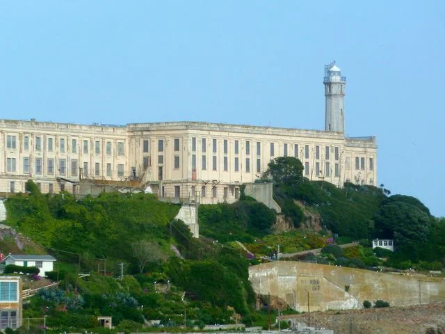 Close up of Alcatraz