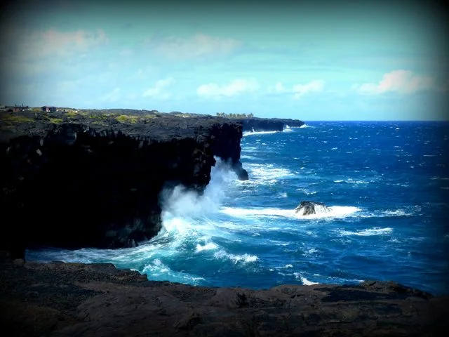 Some of the most recently created coastline on Earth!
