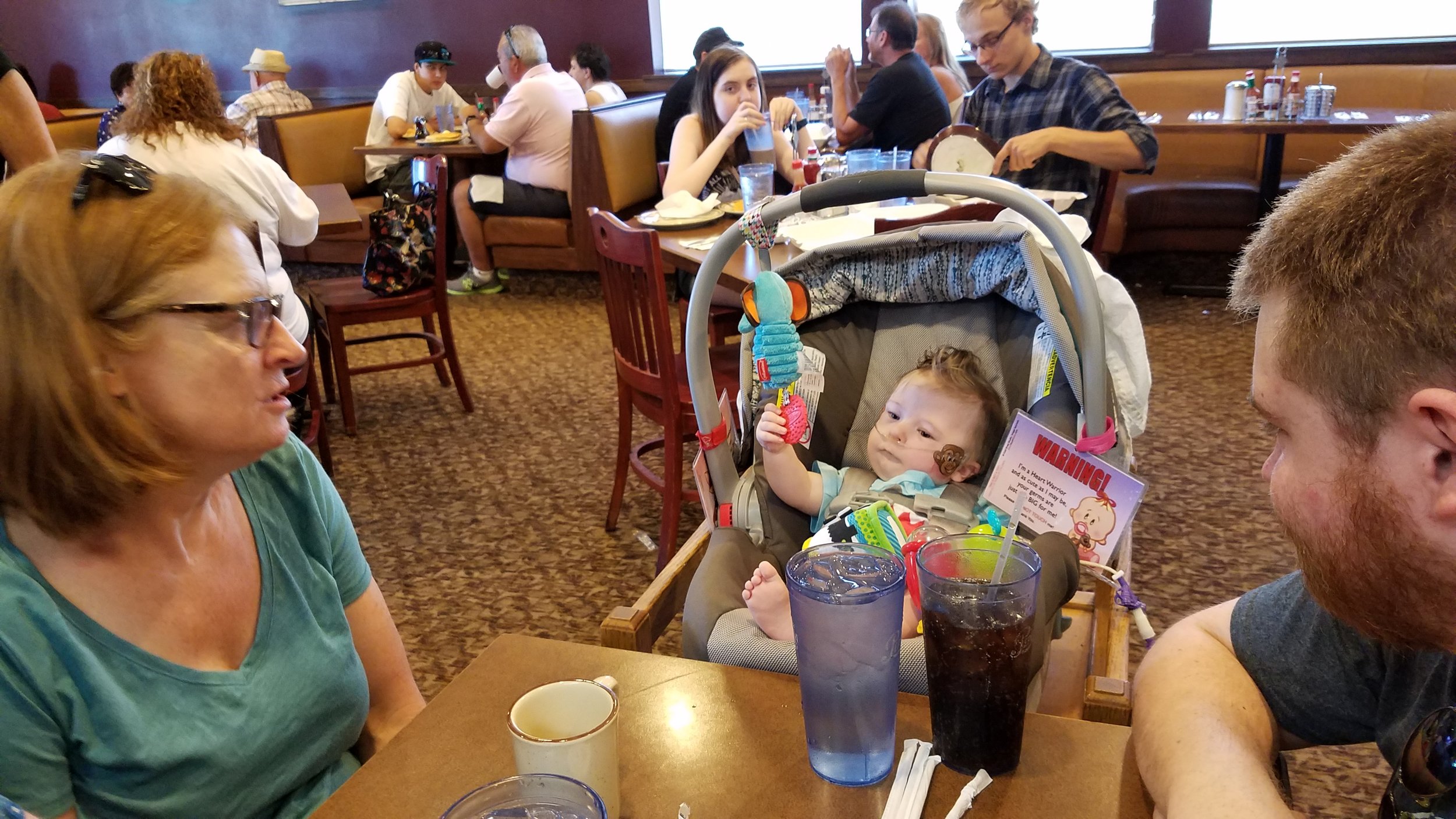 First brunch with Nanna and GuvGuv