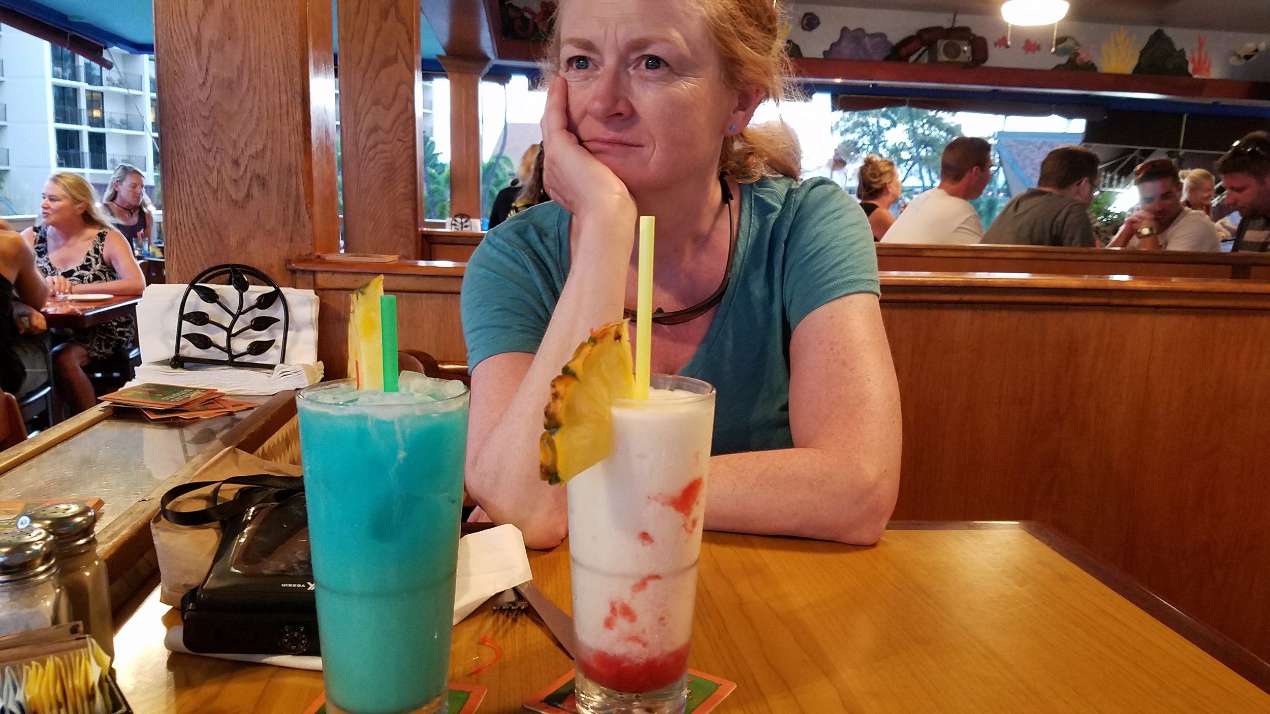 We tried some terrific cocktails