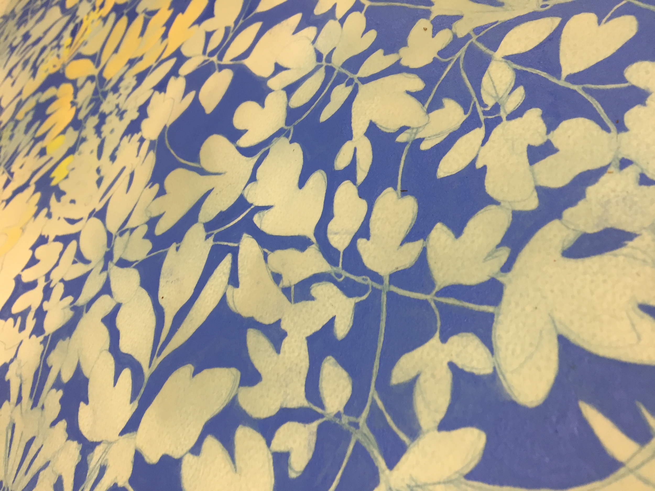 detail, Blue Branches