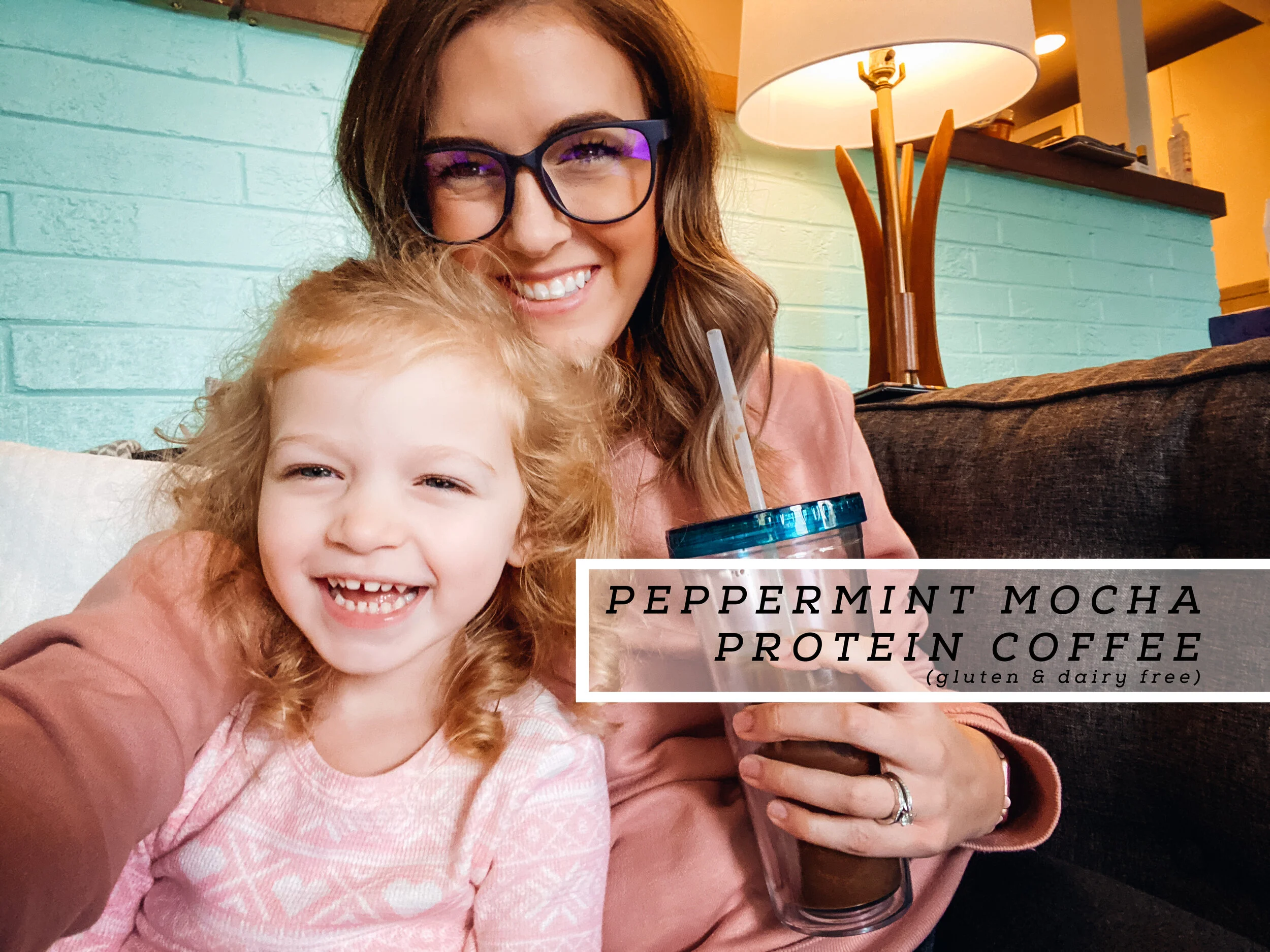 Peppermint Mocha Protein Coffee {gluten &amp; dairy free}