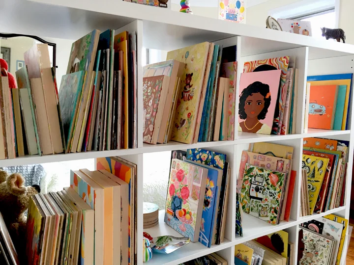 Allyn_Howard_1 art-shelves_small-paintings.jpg