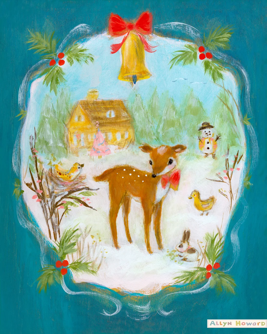 Allyn_Howard_Winter_Fawn-n-friends.jpg