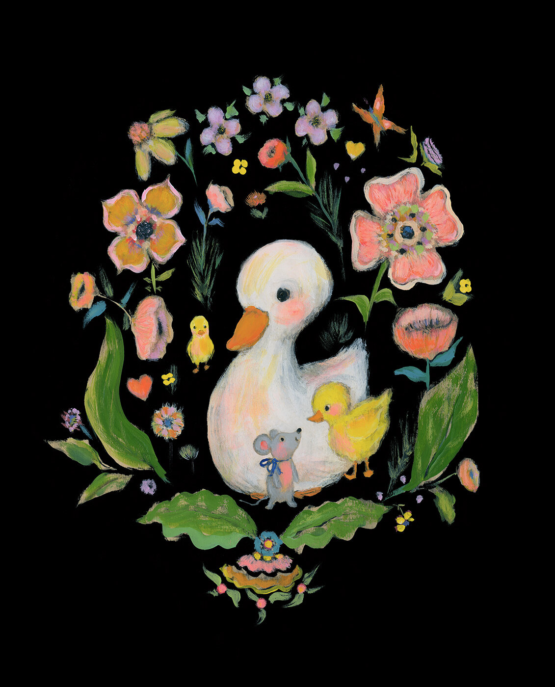 Mama Bear at duck pond Print — Allyn Howard