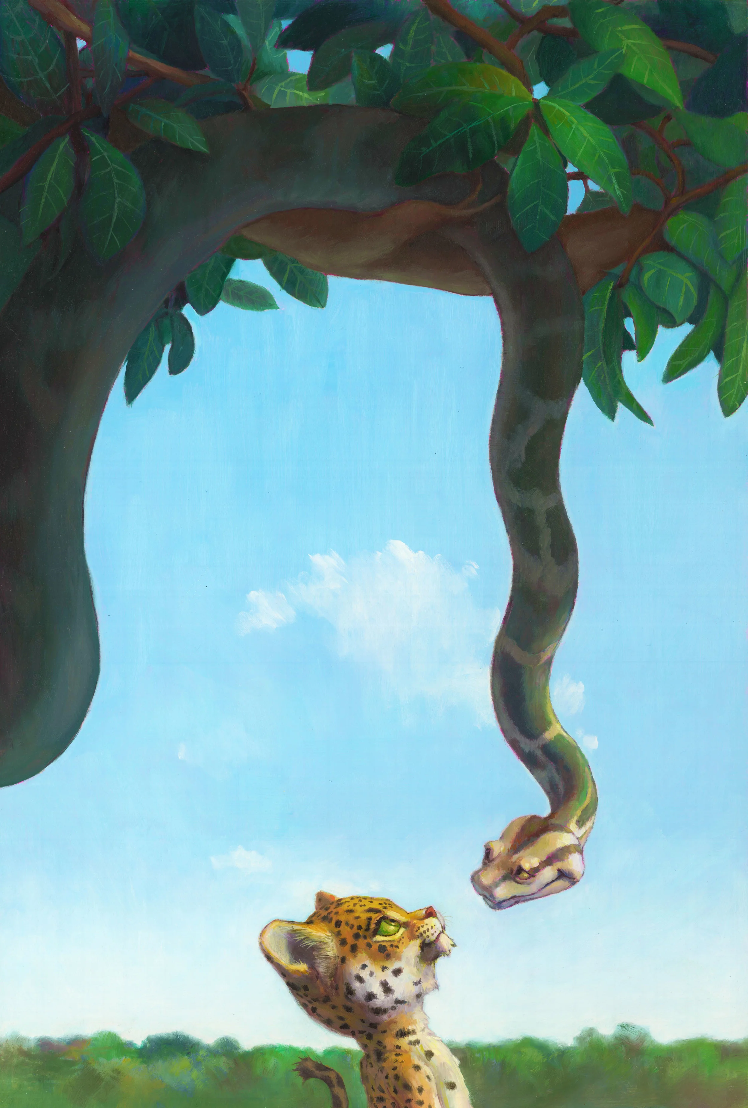 "A Family Pet" cover painting