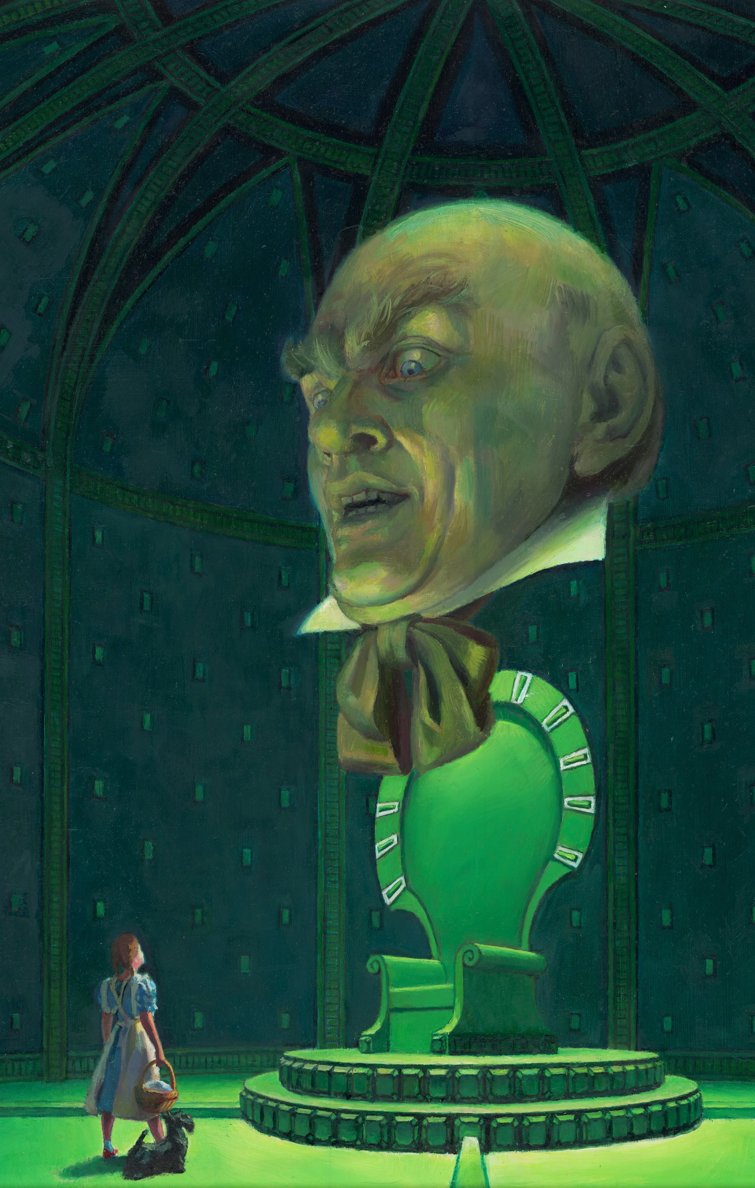 Courage: Dorothy faces the Wizard